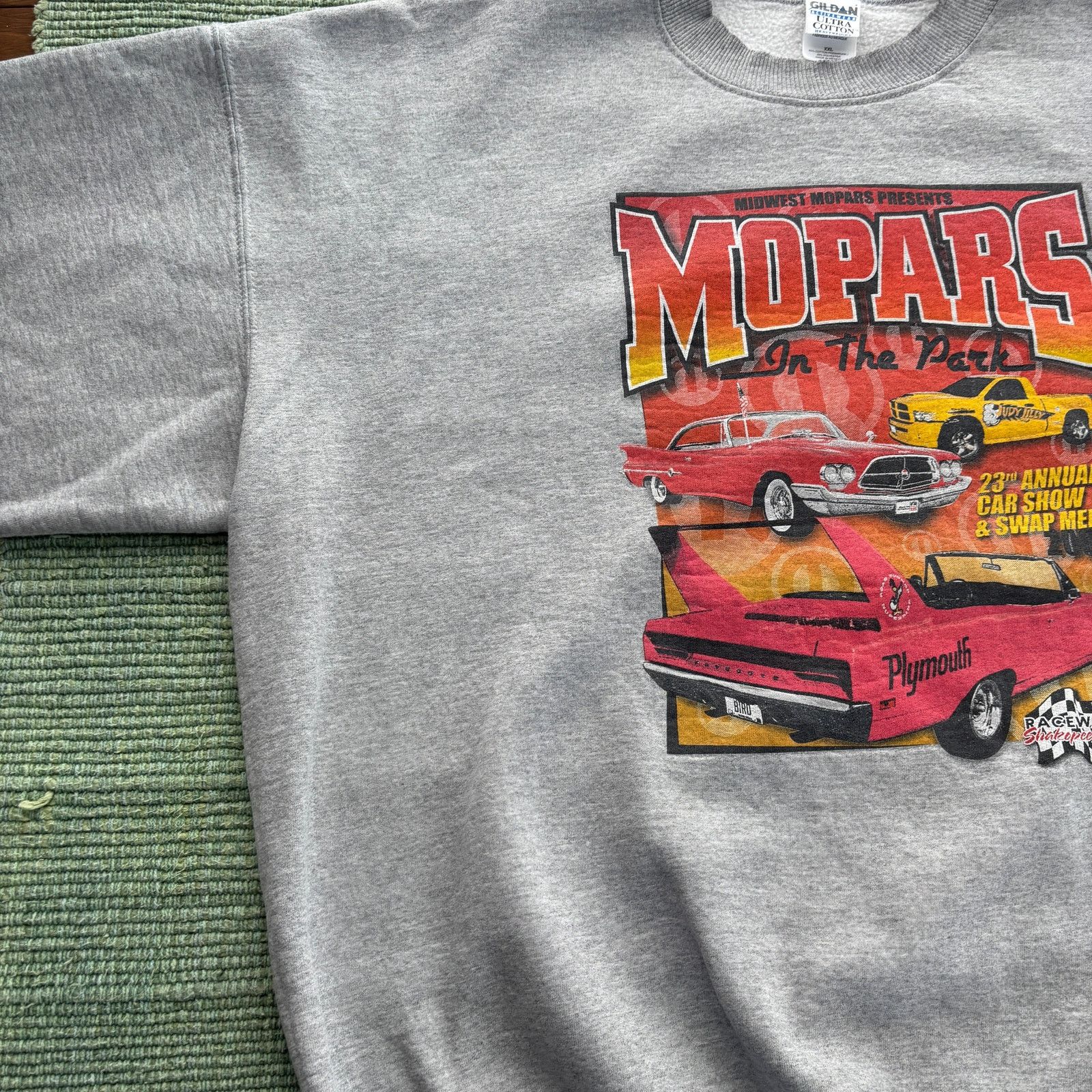 Gildan × Vintage Vintage MOPAR Cars Sweatshirt Y2K Cotton XXL Size US XXL / EU 58 / 5 - 5 Thumbnail