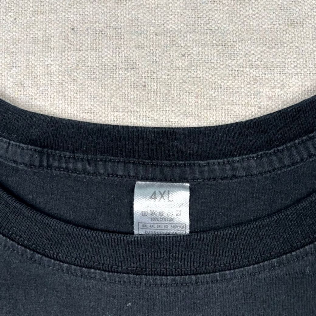 Vintage Rafael Nadal Shirt Mens 4XL Tennis Solid Black Baggy Oversized T-Shirt Regular Crew Neck Short Sleeve Men Womens Size US XXL / EU 58 / 5 - 4 Thumbnail