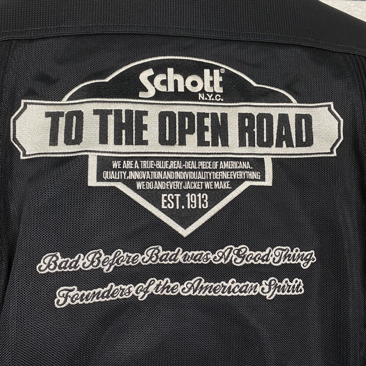 Schott Vintage Biker Motorcycle Jacket Schott NYC Big Logo Size US M / EU 48-50 / 2 - 22 Thumbnail