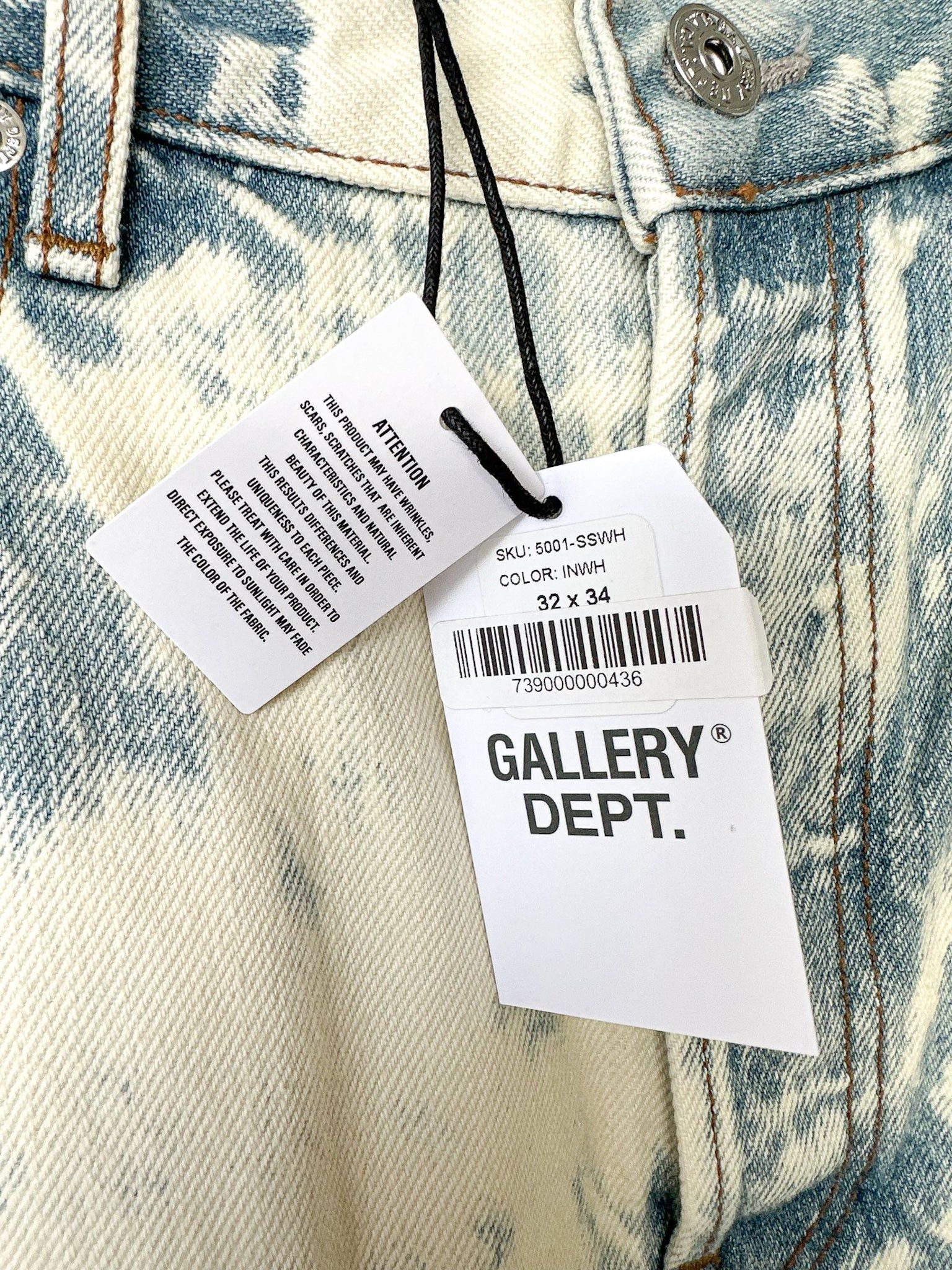 Gallery Dept. Gallery Dept Levi 5001 Surf Side Beached Vintage Jeans Size US 32 / EU 48 - 13 Thumbnail
