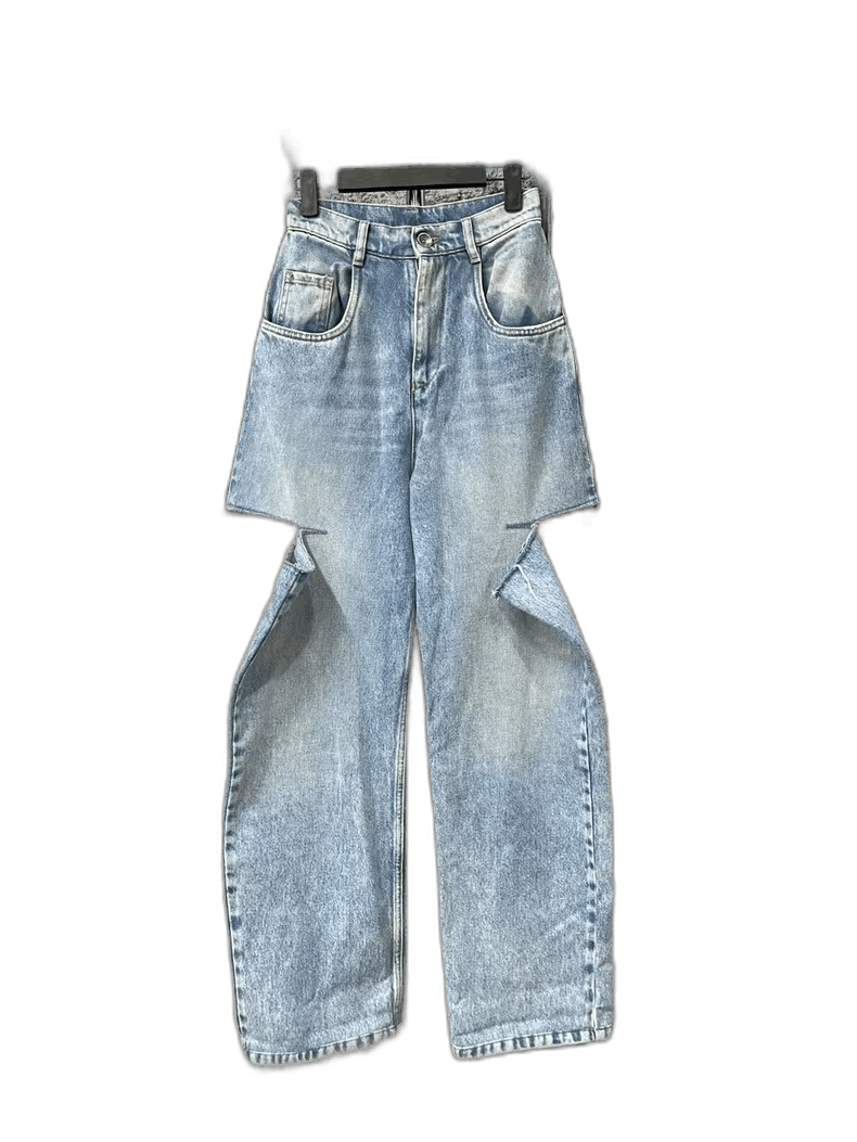 Maison Margiela Maison Margiela Knife Cut Denim Pants Size US 36 / EU 52 - 1 Thumbnail