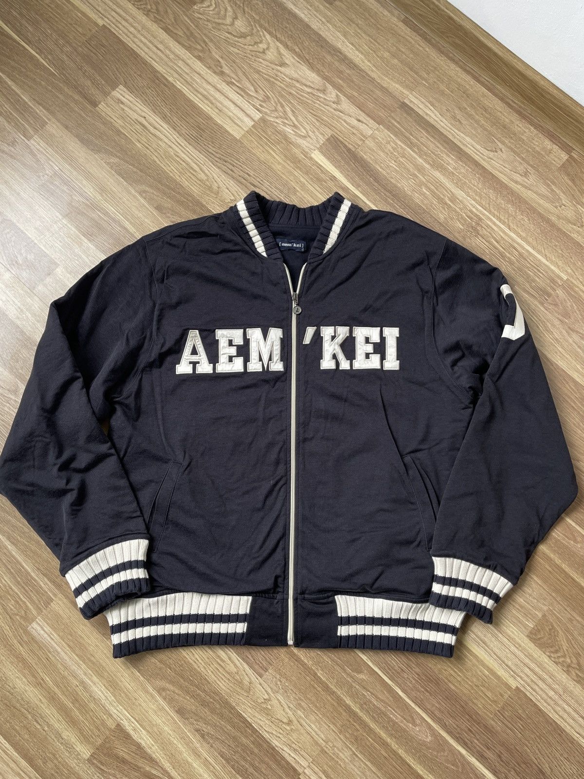 Aem'kei × Vintage RARE [aem'kei] Aem Kei Men’s Bomber Jacket Size XL Size US XL / EU 56 / 4 - 1 Thumbnail