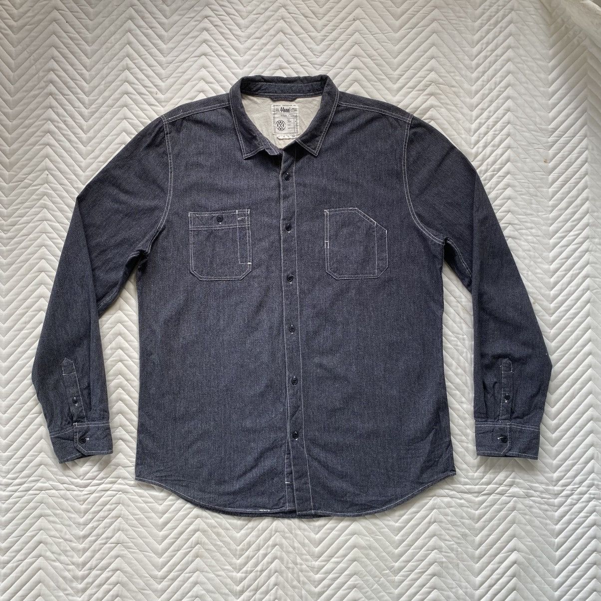 Garment Reproduction of Workers 44MM Reproduction Salt & Pepper Workwear Shirt Size US XL / EU 56 / 4 - 1 Thumbnail