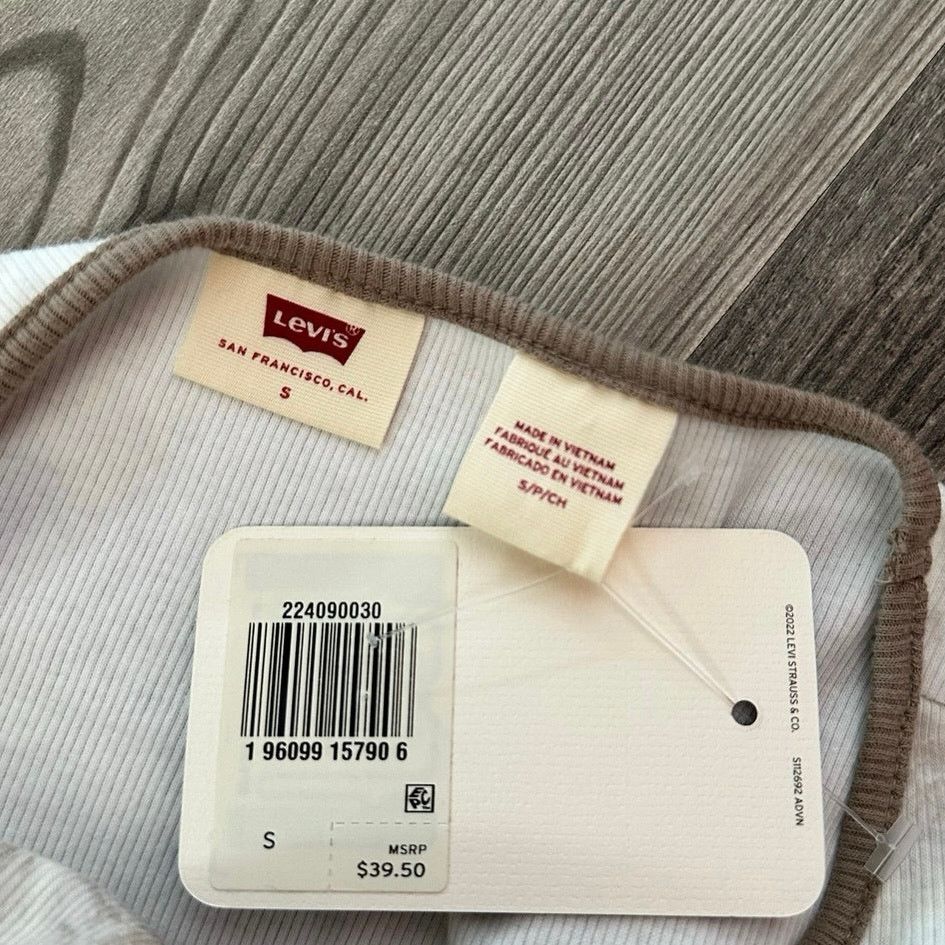 Levi's levis tie dye beige and white long sleeve thermal Size S / US 4 / IT 40 - 3 Thumbnail