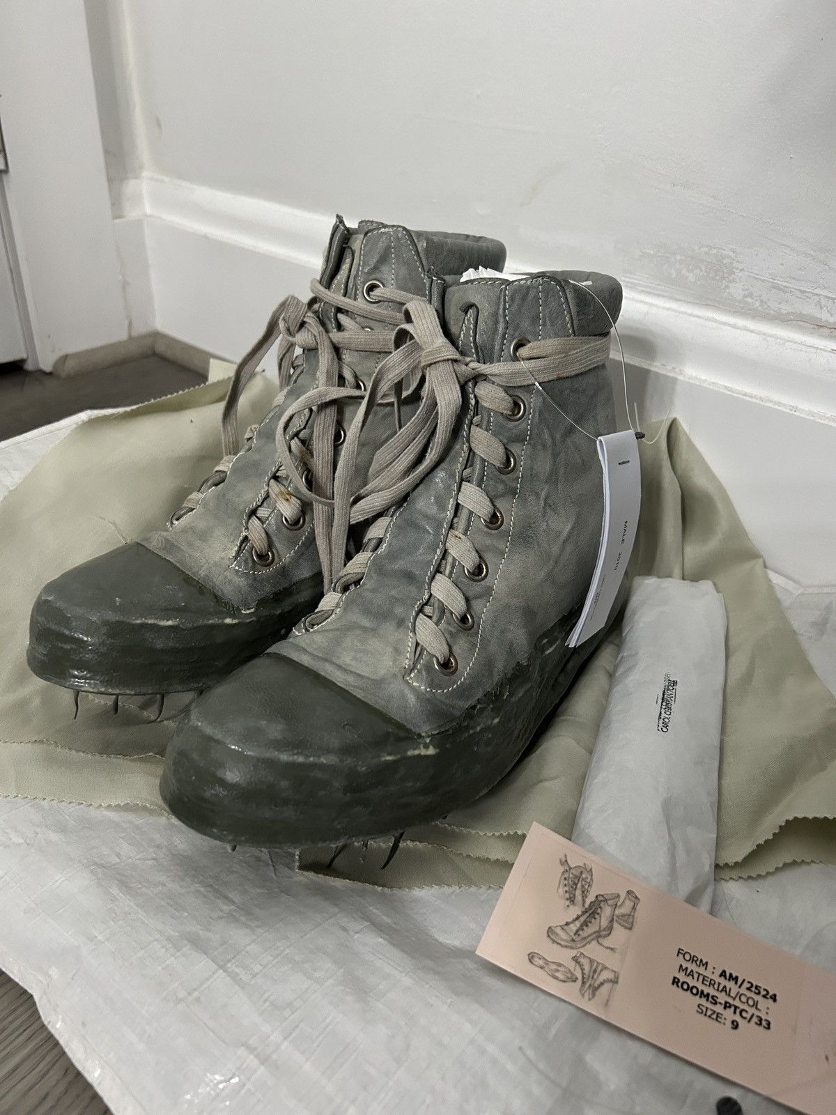 Carol Christian Poell Carol Christian Poell Rubber Drip Sneakers Size US 11.5 / EU 44-45 - 1 Thumbnail