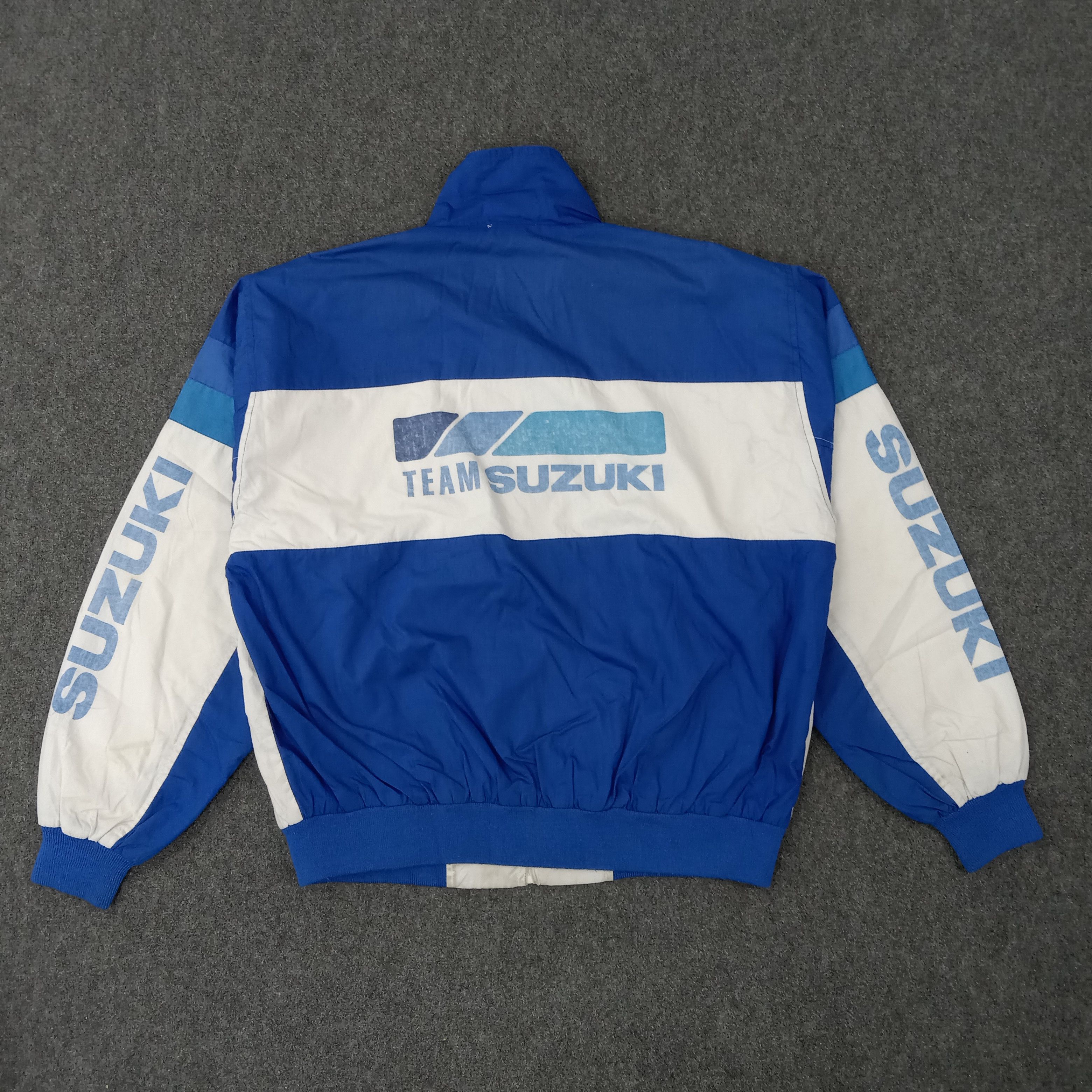 Japanese Brand × Vintage Team Suzuki MotoGP Racing Team Windbreaker Jacket C230N13 Size US XXL / EU 58 / 5 - 1 Thumbnail