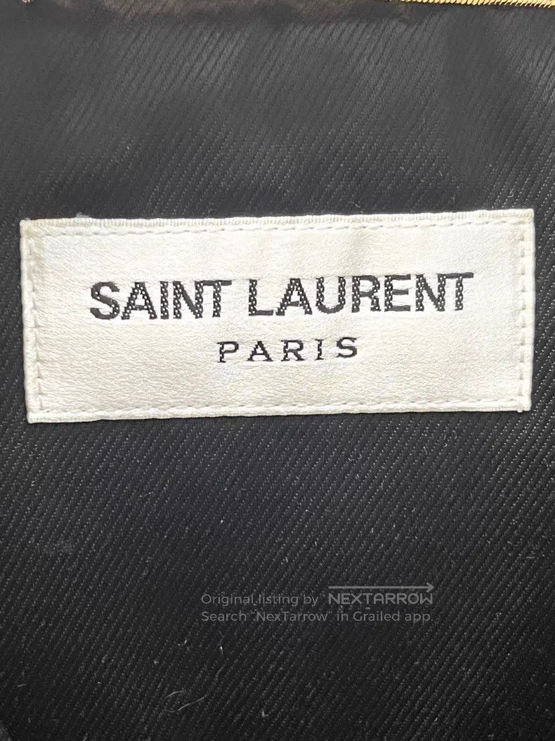 Saint Laurent Paris Saint Laurent Paris Black Leather Jacket Size XS / US 0-2 / IT 36-38 - 3 Thumbnail