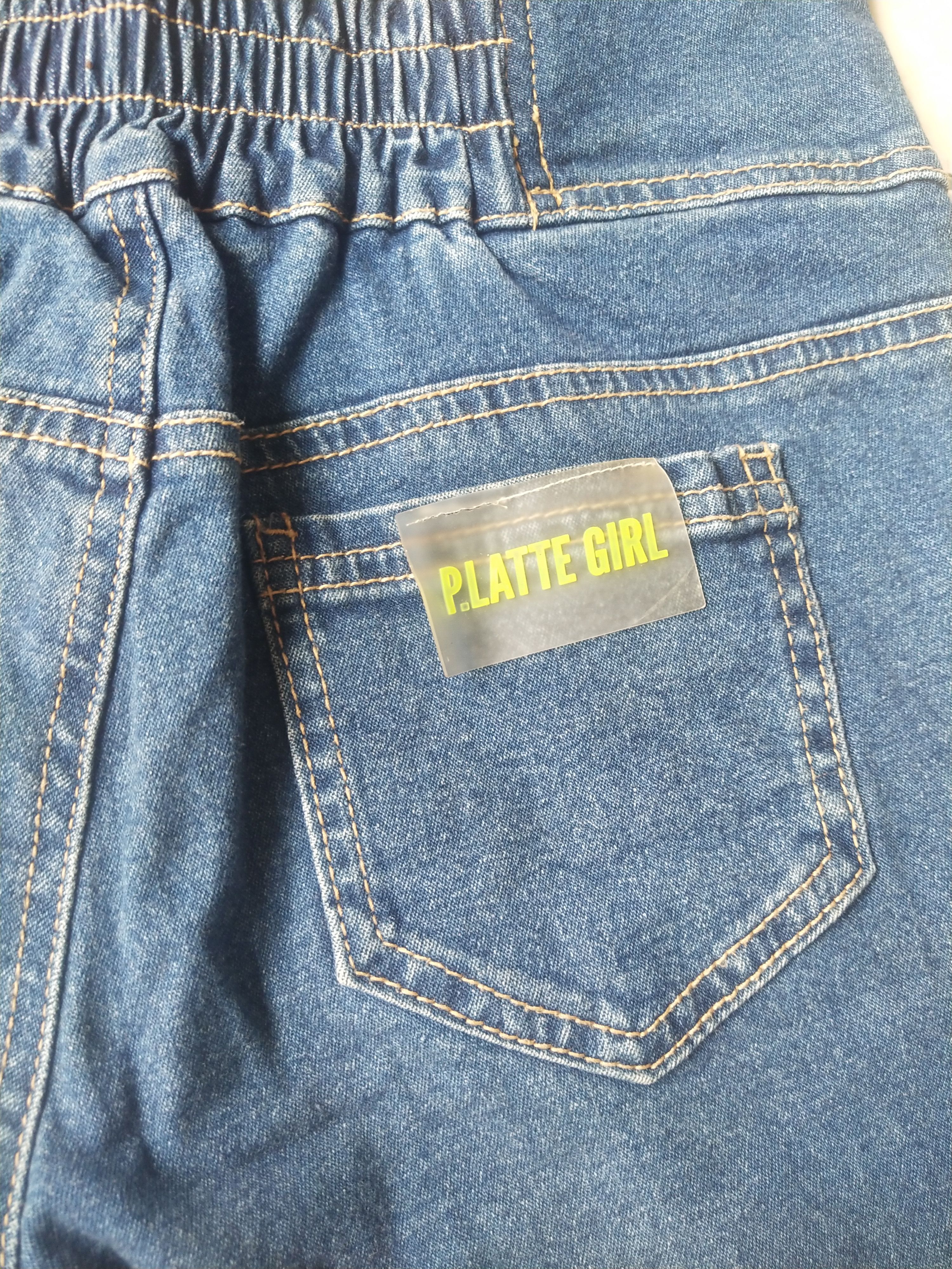 Japanese Brand Pink-latte Girl High-Waist Denim Shorts – Japan Streetwear Size 26" / US 2 / IT 38 - 5 Thumbnail