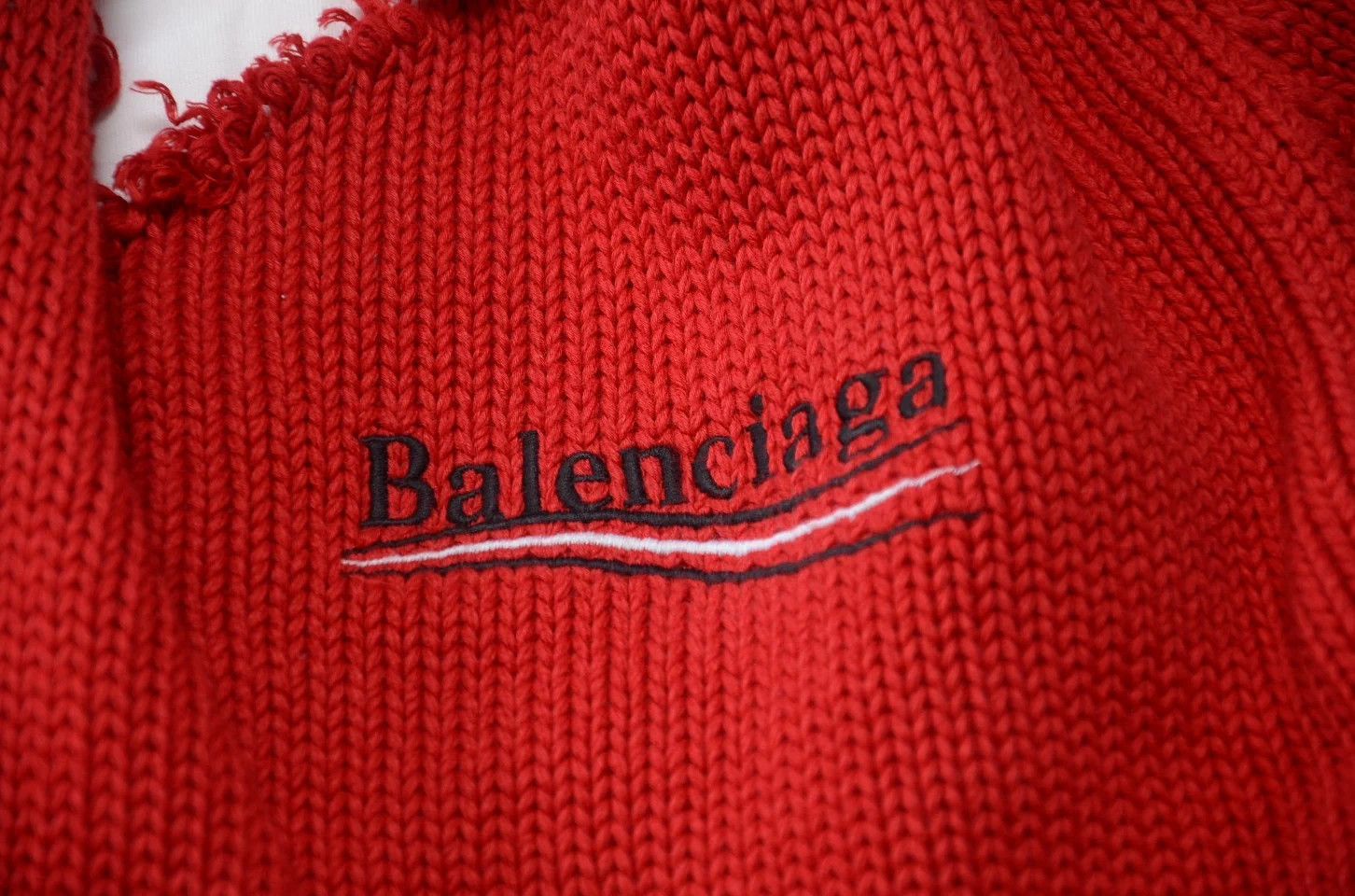 Balenciaga Balenciaga distressed Coca-Cola sweater jacket unisex Size US M / EU 48-50 / 2 - 3 Thumbnail
