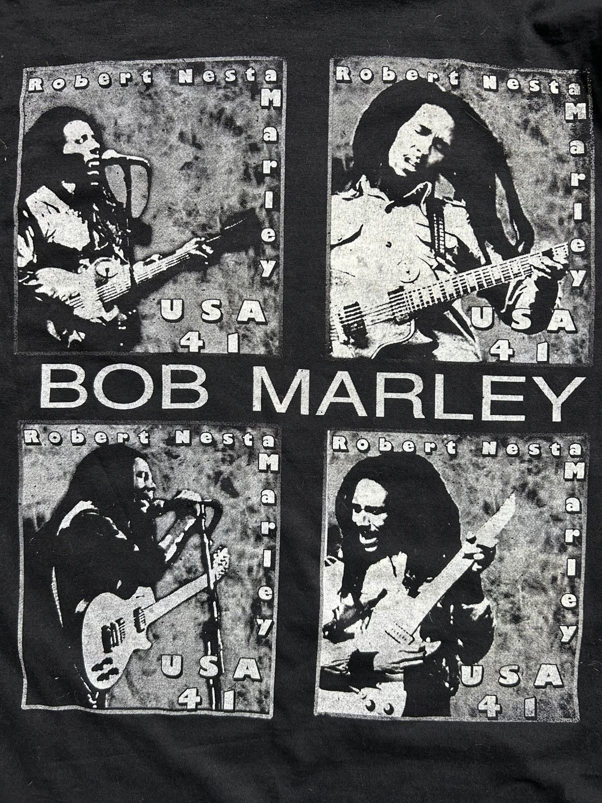 Vintage Vintage Bob Marley Bootleg Rap Tee Thailand Double Sided Size US L / EU 52-54 / 3 - 7 Thumbnail
