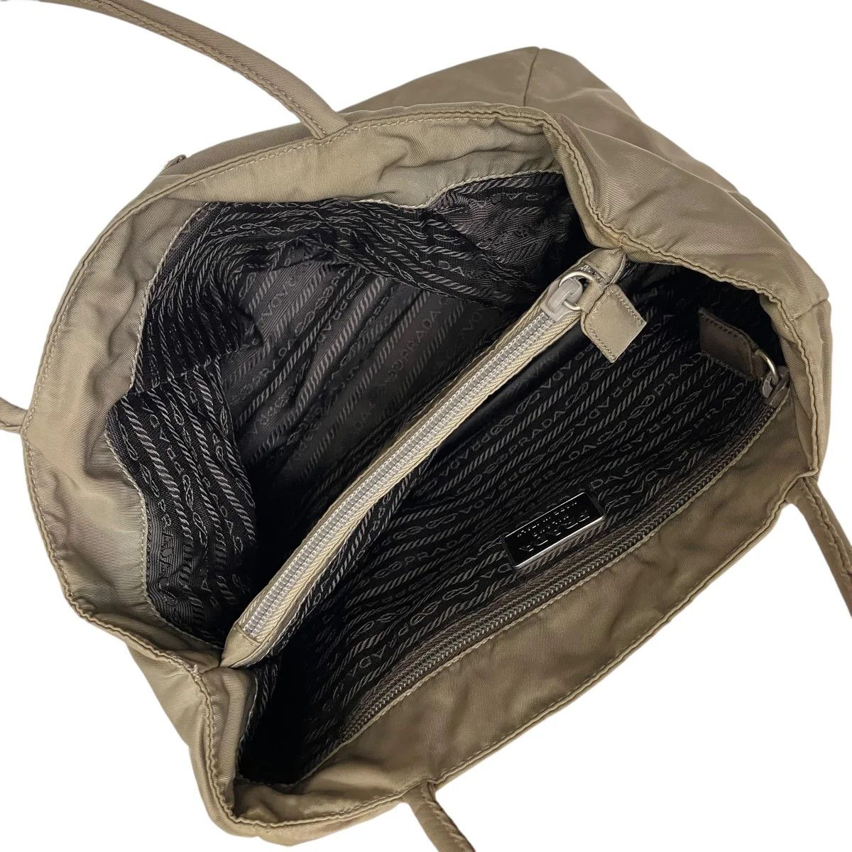 Prada Plated Logo Tote Bag Size ONE SIZE - 5 Thumbnail