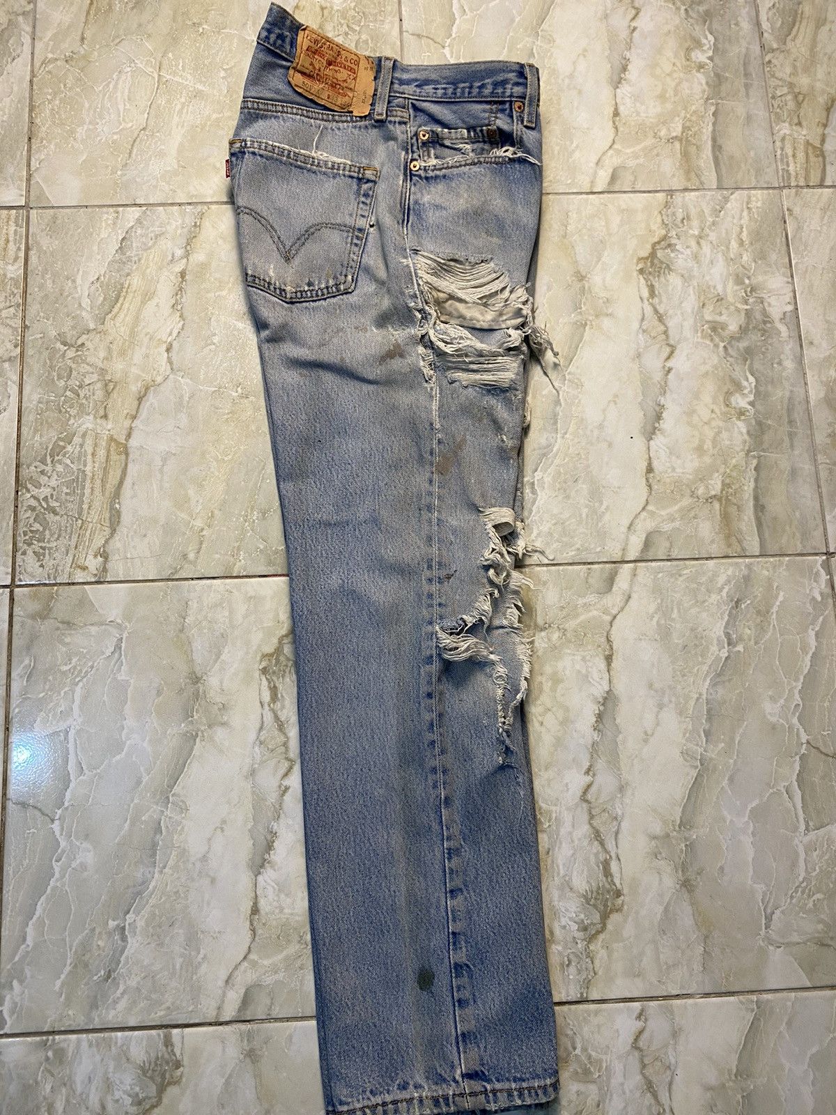 Vintage Levis 501 Size US 33 - 22 Thumbnail
