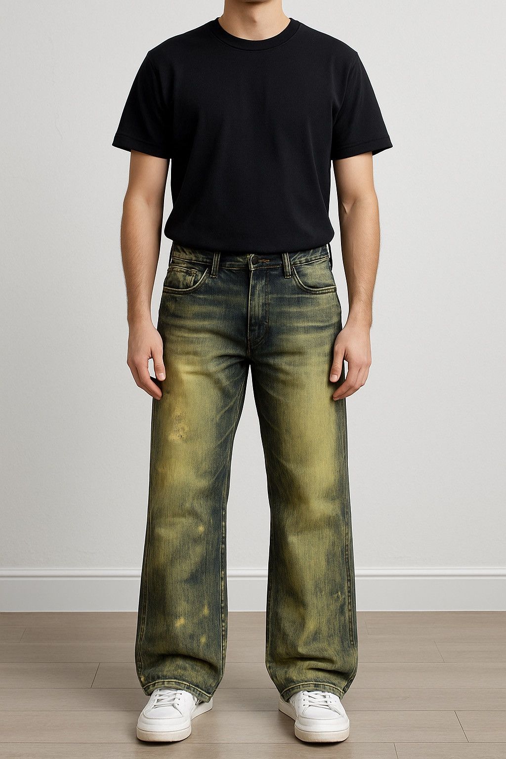 Hysteric Glamour Standard Number Japan Acid Mud Wash Straight Jeans Size US 30 / EU 46 - 3 Thumbnail