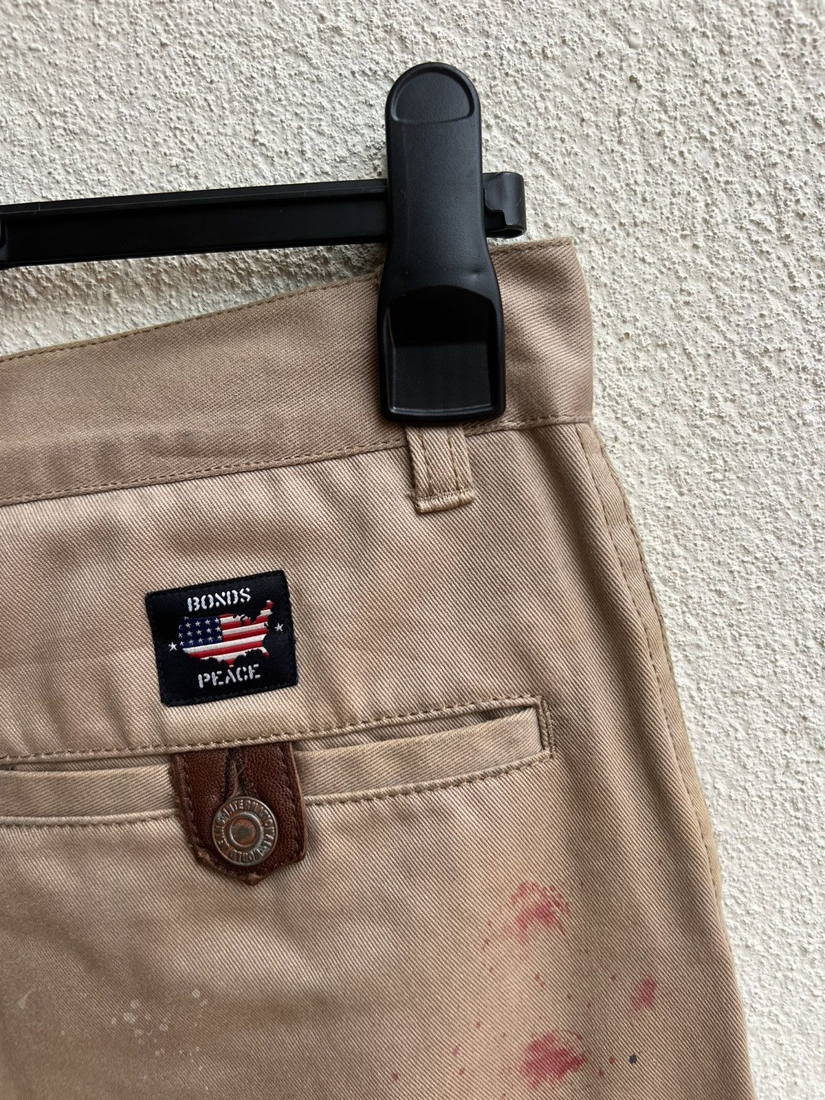 Vintage Bonds & Peace Japan Painter Khaki Flare Chinos Pant Size US 30 / EU 46 - 19 Thumbnail
