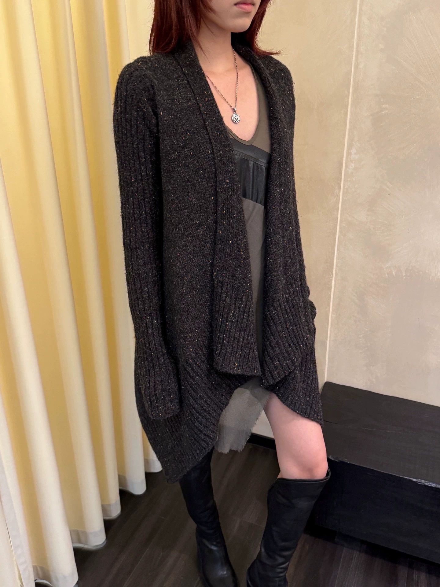 Rick Owens Rick Owens 2012 Alpaca Irregular Hem Cardigan XS Size XS / US 0-2 / IT 36-38 - 7 Thumbnail