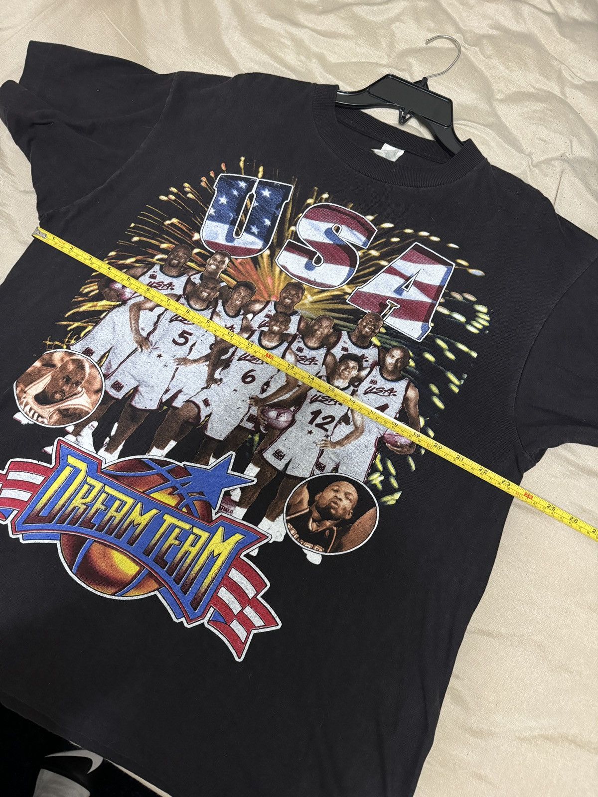 Rap Tees × Vintage Vintage 90s NBA Dream Team USA Olympics Rap Tee Size XL Size US XL / EU 56 / 4 - 5 Thumbnail
