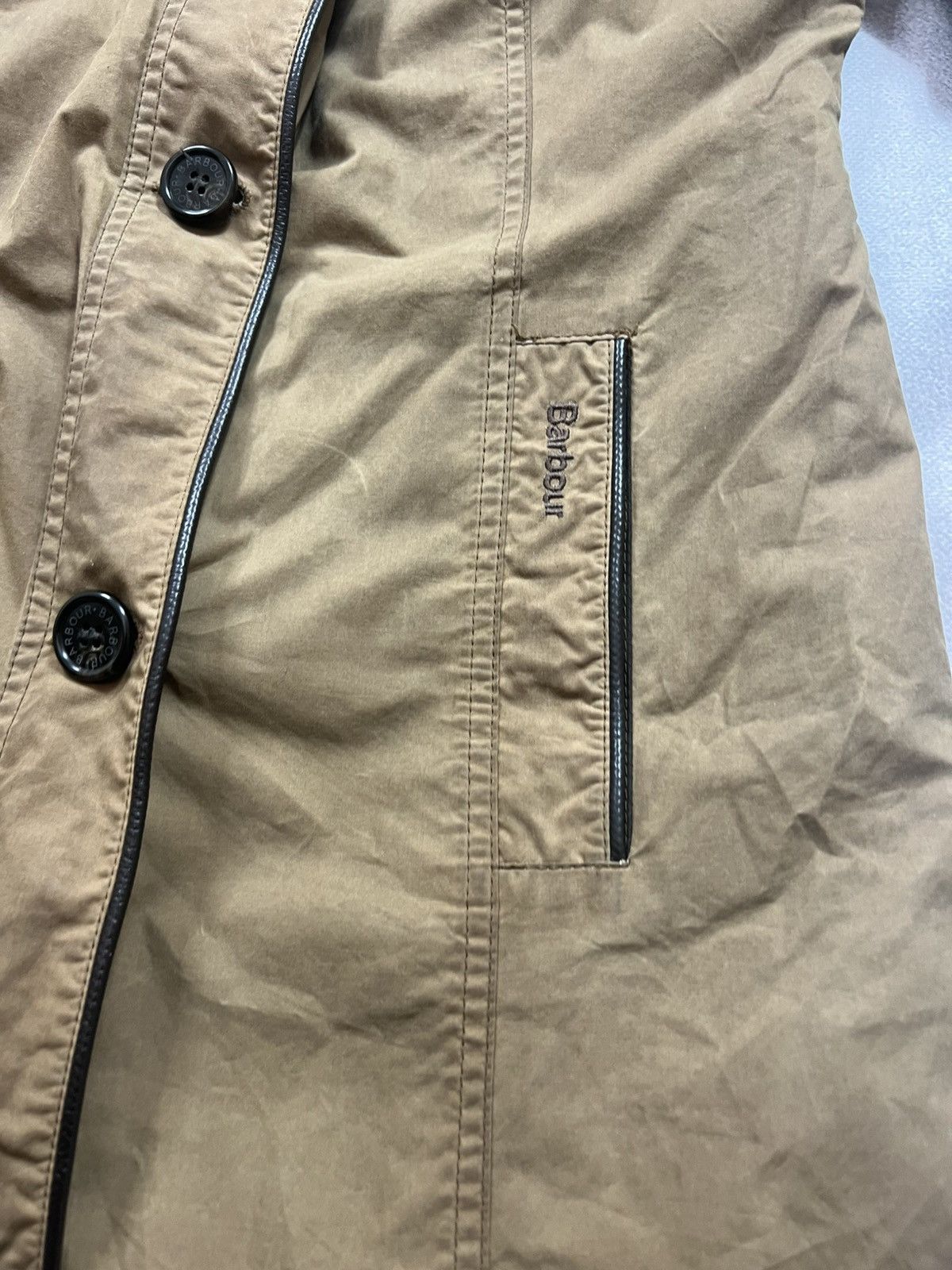 Barbour 💛VTG Rick Owens Style Barbour Vintage waterproof jacket Size US S / EU 44-46 / 1 - 18 Thumbnail