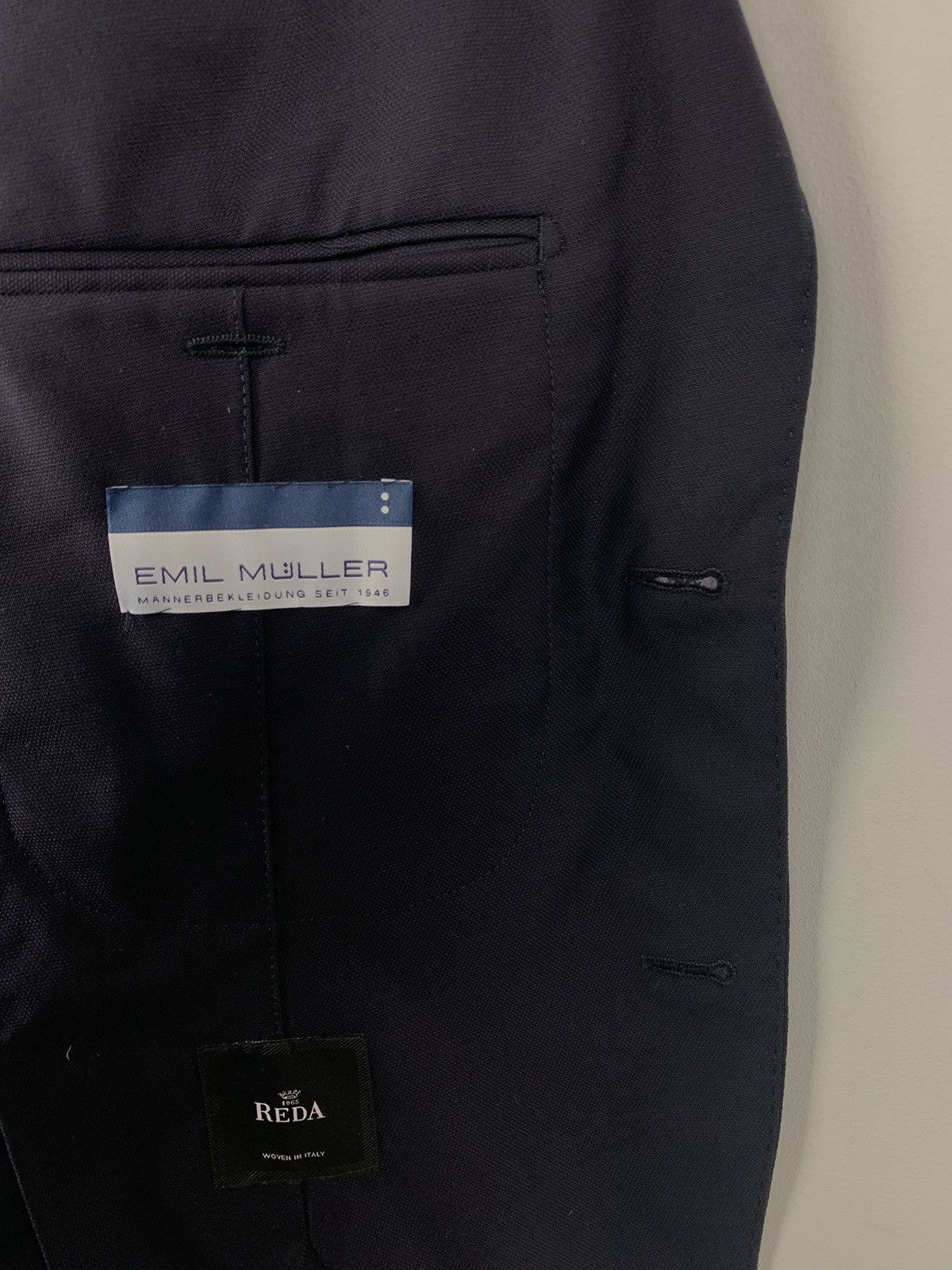 Designer × Hugo Boss Hugo Boss Wool Blazer 50 Size Size 40R - 10 Thumbnail