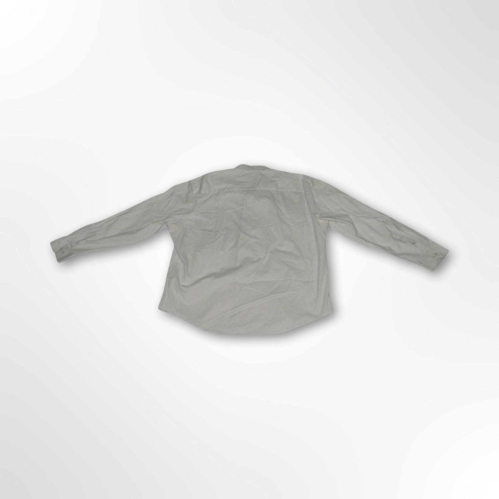 Alfani Alfani Men's White Micro-Dot Dress Shirt - 17-17.5, 34/35 Size US XL / EU 56 / 4 - 2 Thumbnail