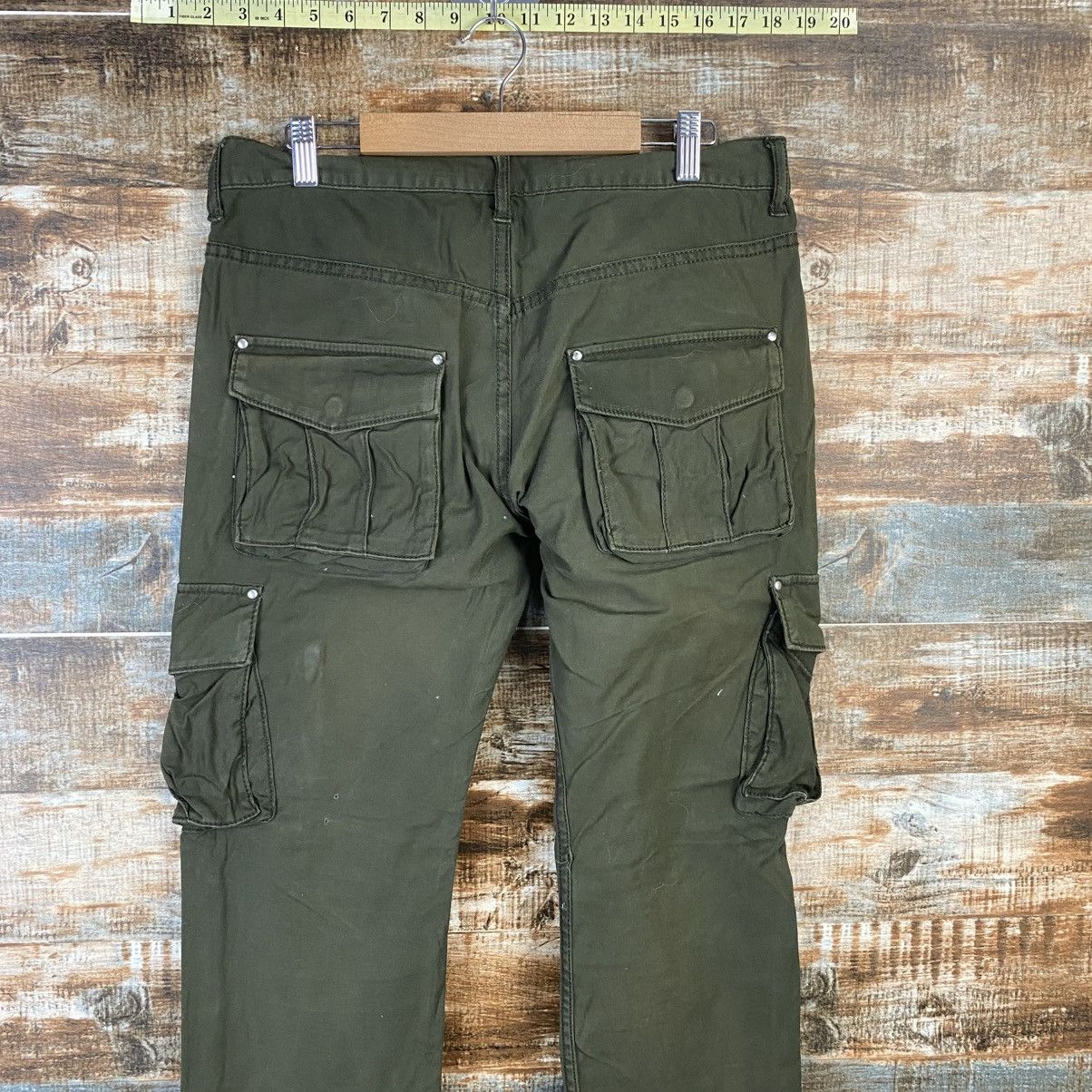 Takeo Kikuchi DL Takeo Kikuchi Green Cargo Multipocket Pants #C1151 Size US 30 / EU 46 - 16 Thumbnail
