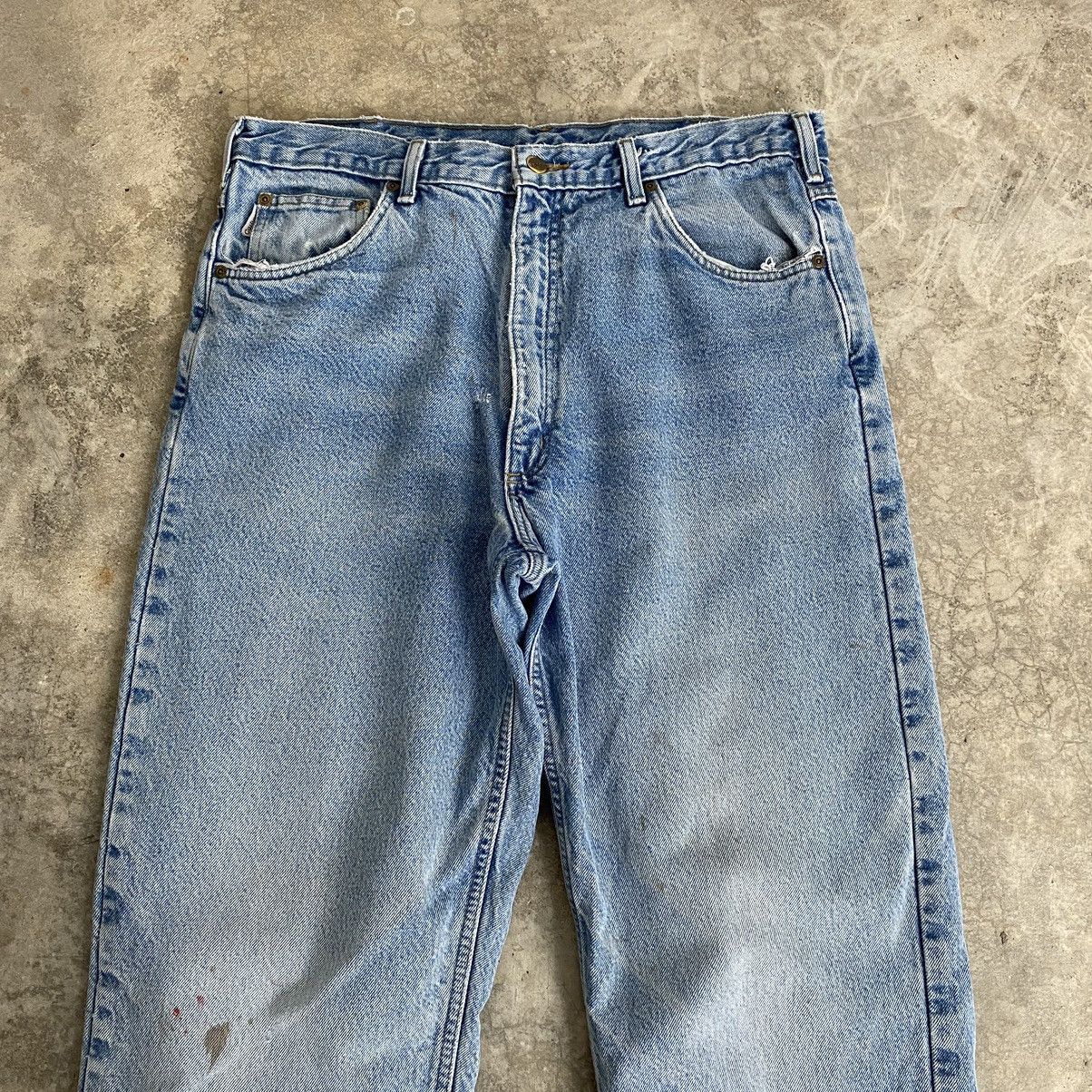 Carhartt Vintage Carhartt Blanket Lined Relaxed Fit Denim Jeans Size US 35 - 5 Thumbnail