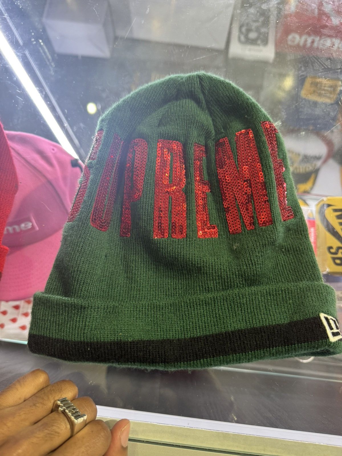 Supreme Supreme Sequin Beanie Size ONE SIZE - 1 Thumbnail