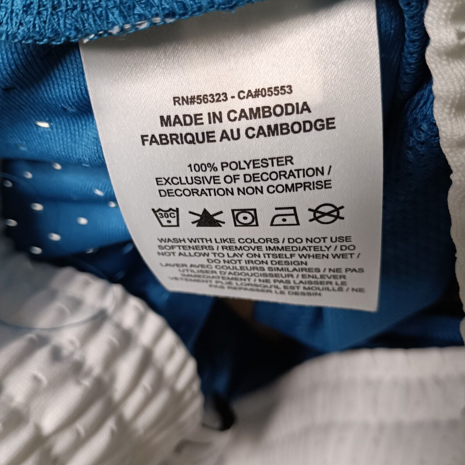 Nike Nike Air Jordan Dri-FIT Sport Mesh Shorts Blue White Men's S Size US 28 / EU 44 - 5 Thumbnail