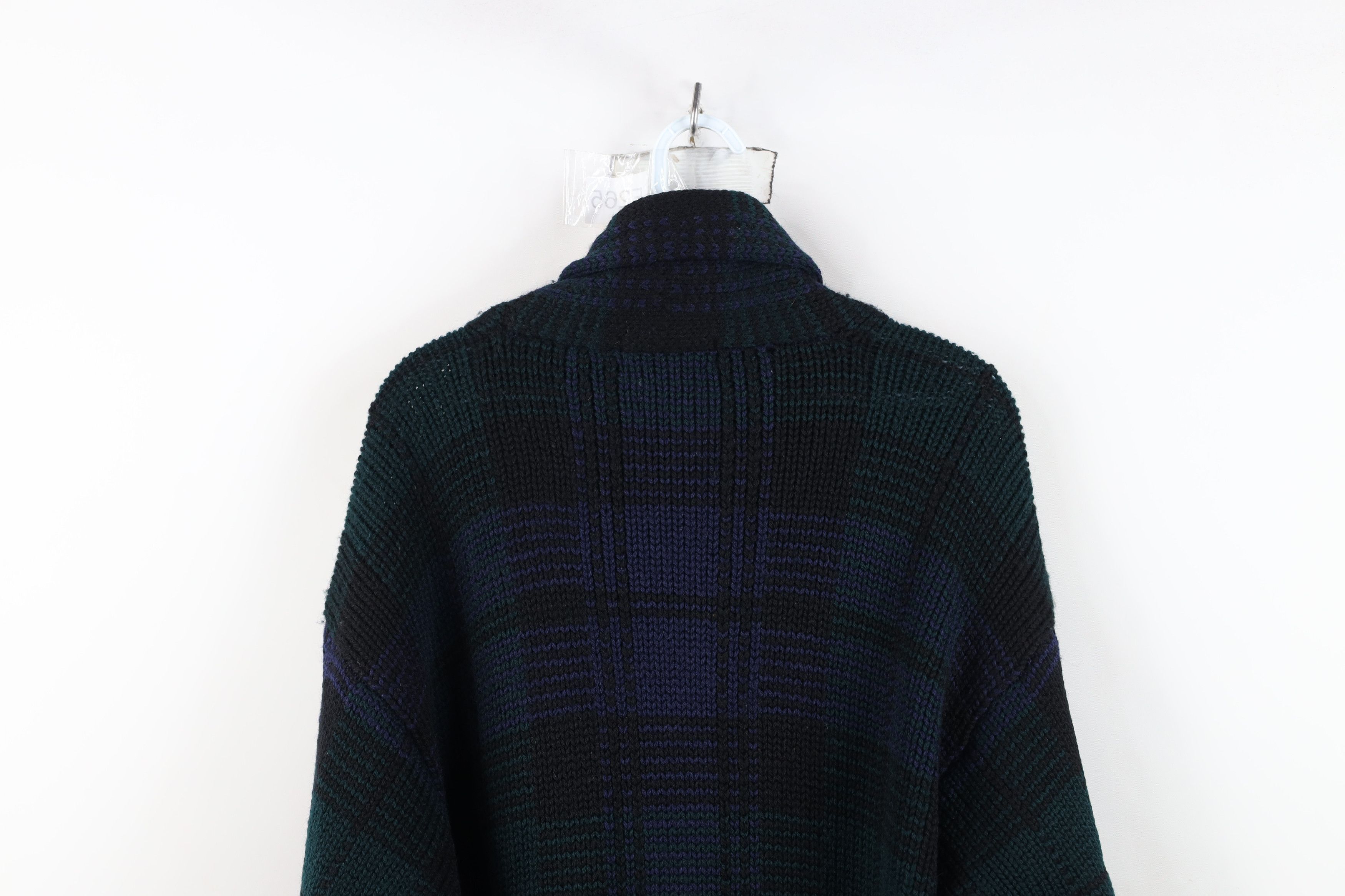 Ralph Lauren Vintage 90s Ralph Lauren Wool Knit Shawl Cardigan Sweater Size US L / EU 52-54 / 3 - 12 Thumbnail