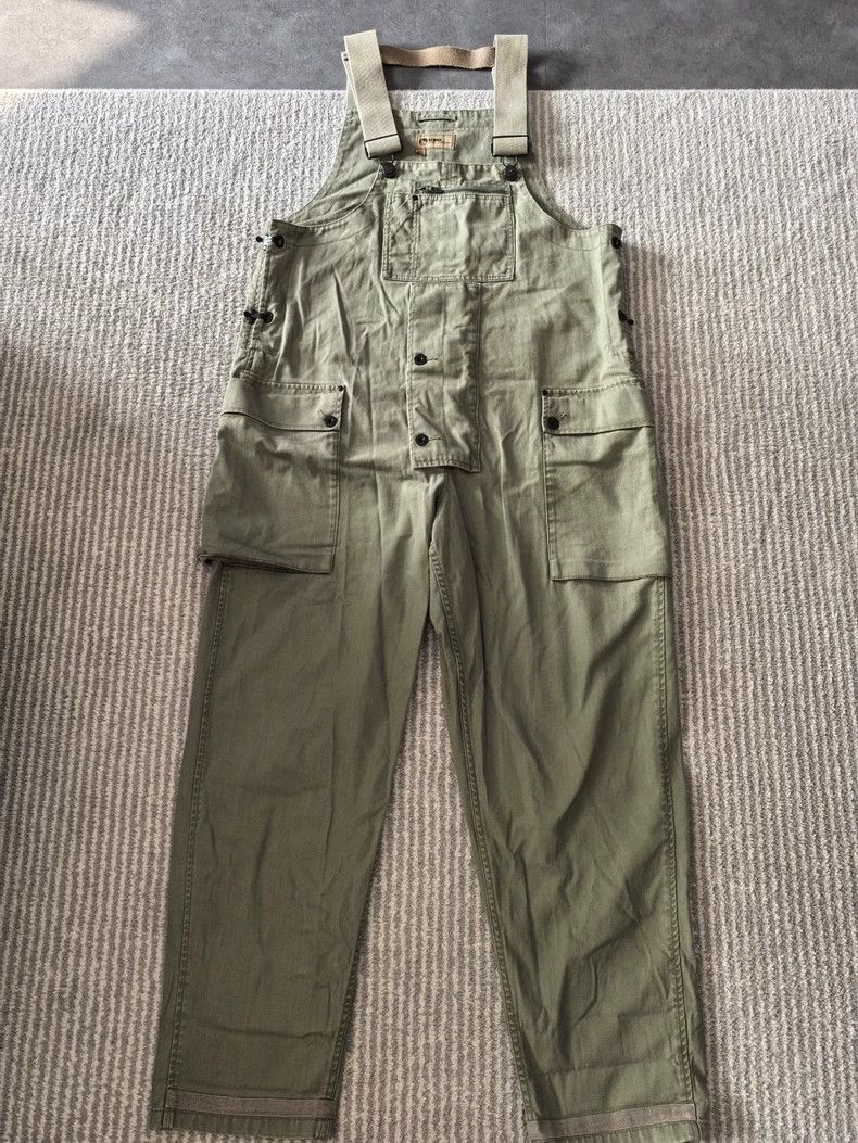 Nigel Cabourn Nigel Cabourn Green Overalls Size US 34 / EU 50 - 1 Thumbnail