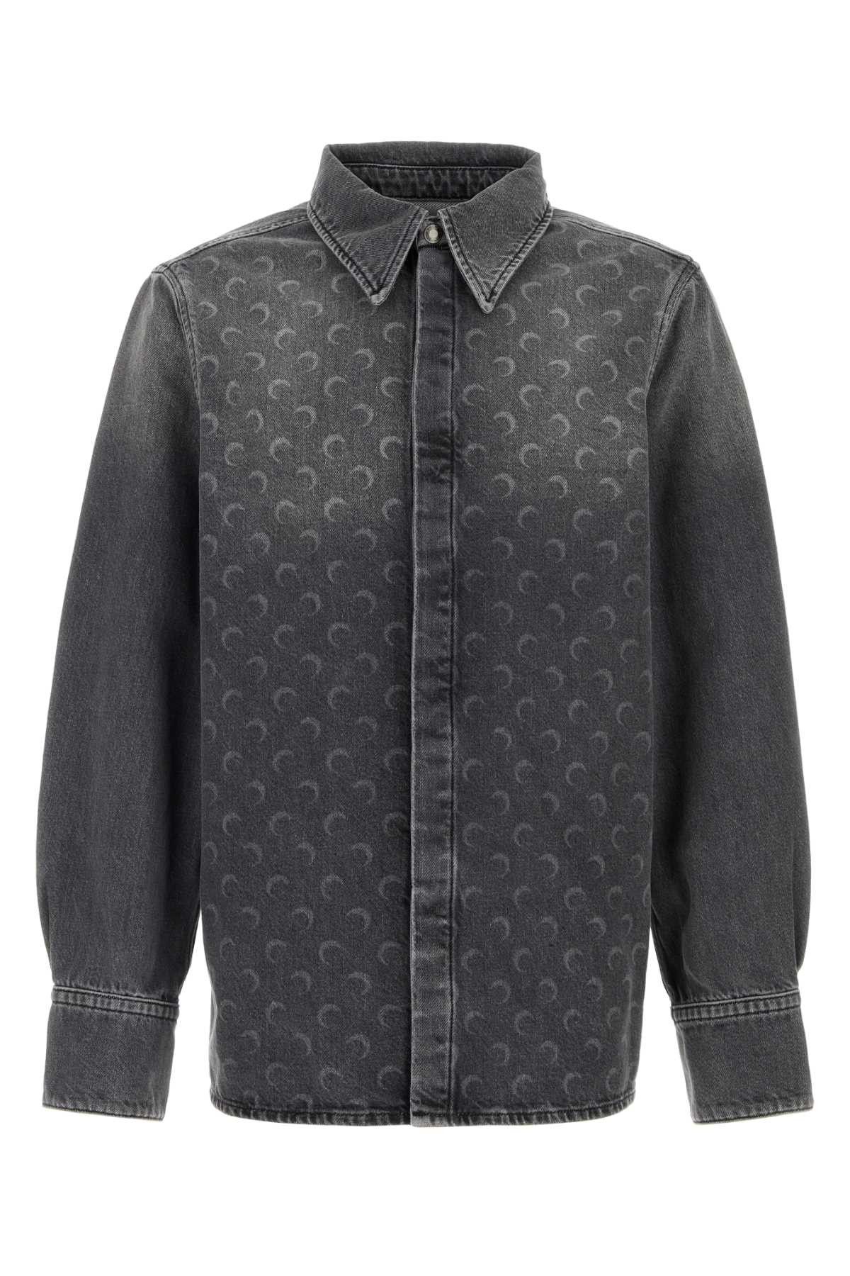 Printed Denim Shirt