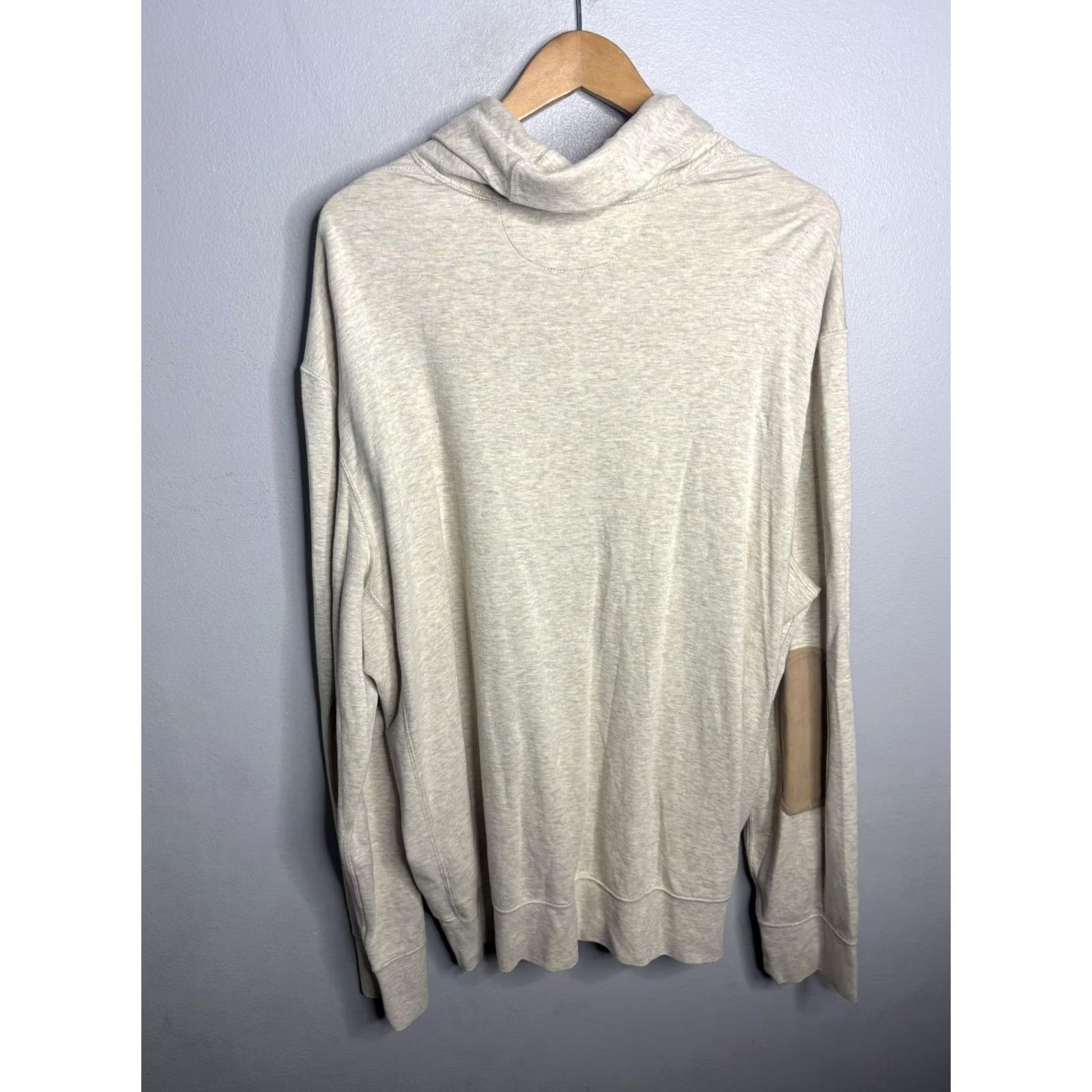 Polo Ralph Lauren Polo Ralph Lauren Sweater Mens 2XL Beige Oatmeal Shawl Collar Button Pullover Big Pony Size US XXL / EU 58 / 5 - 5 Thumbnail