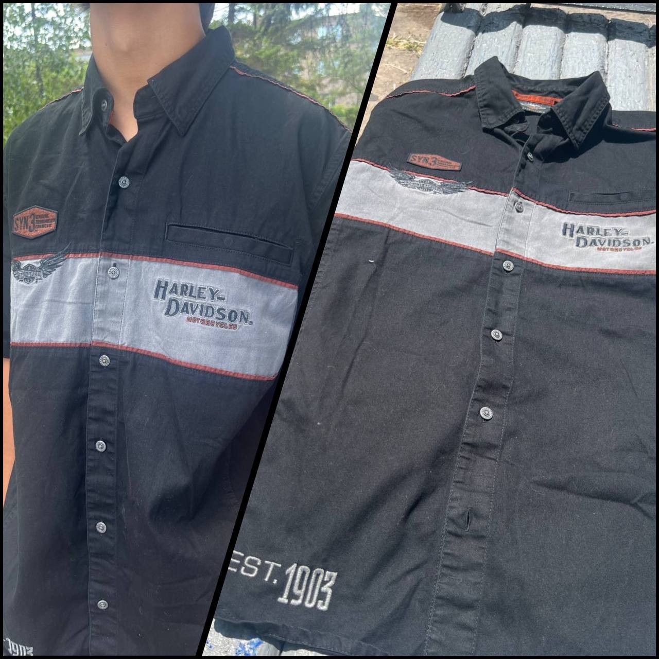 Harley Davidson Harley Davidson shirt Size US XL / EU 56 / 4 - 1 Thumbnail
