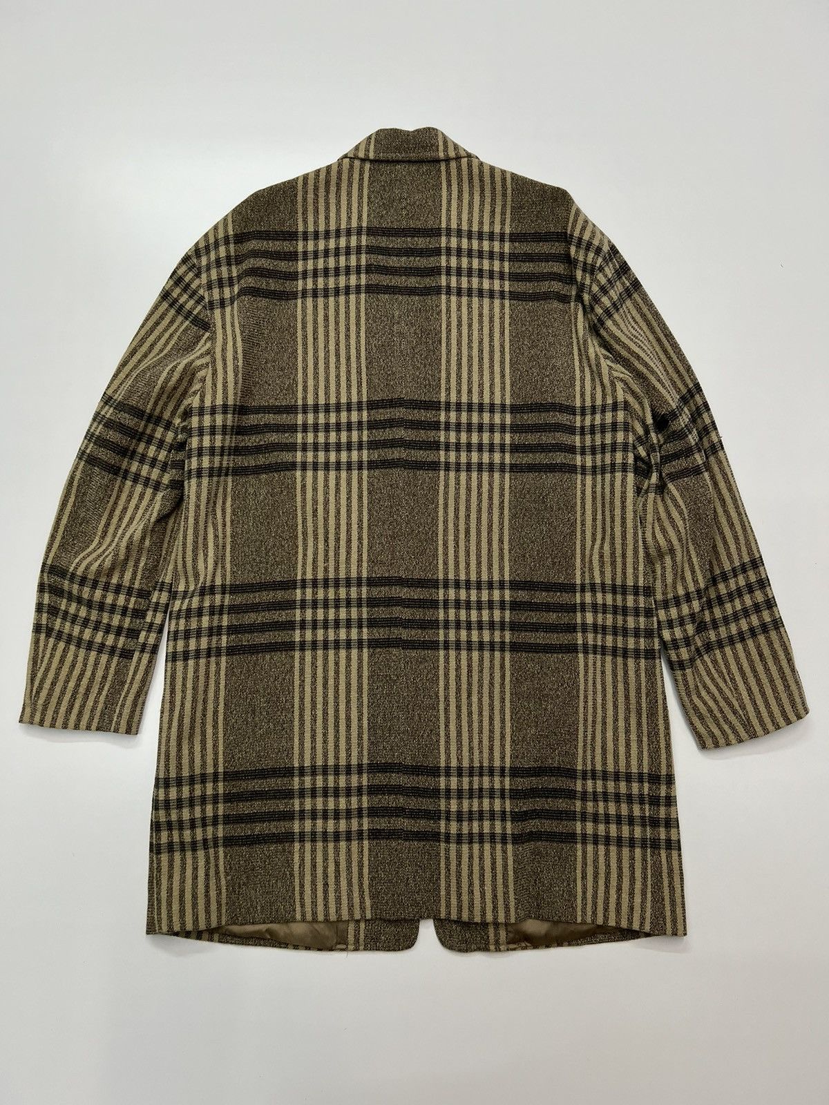 Emporio Armani 🔥EMPORIO ARMANI CHECKERED COAT SIZE 48 Size US M / EU 48-50 / 2 - 3 Thumbnail
