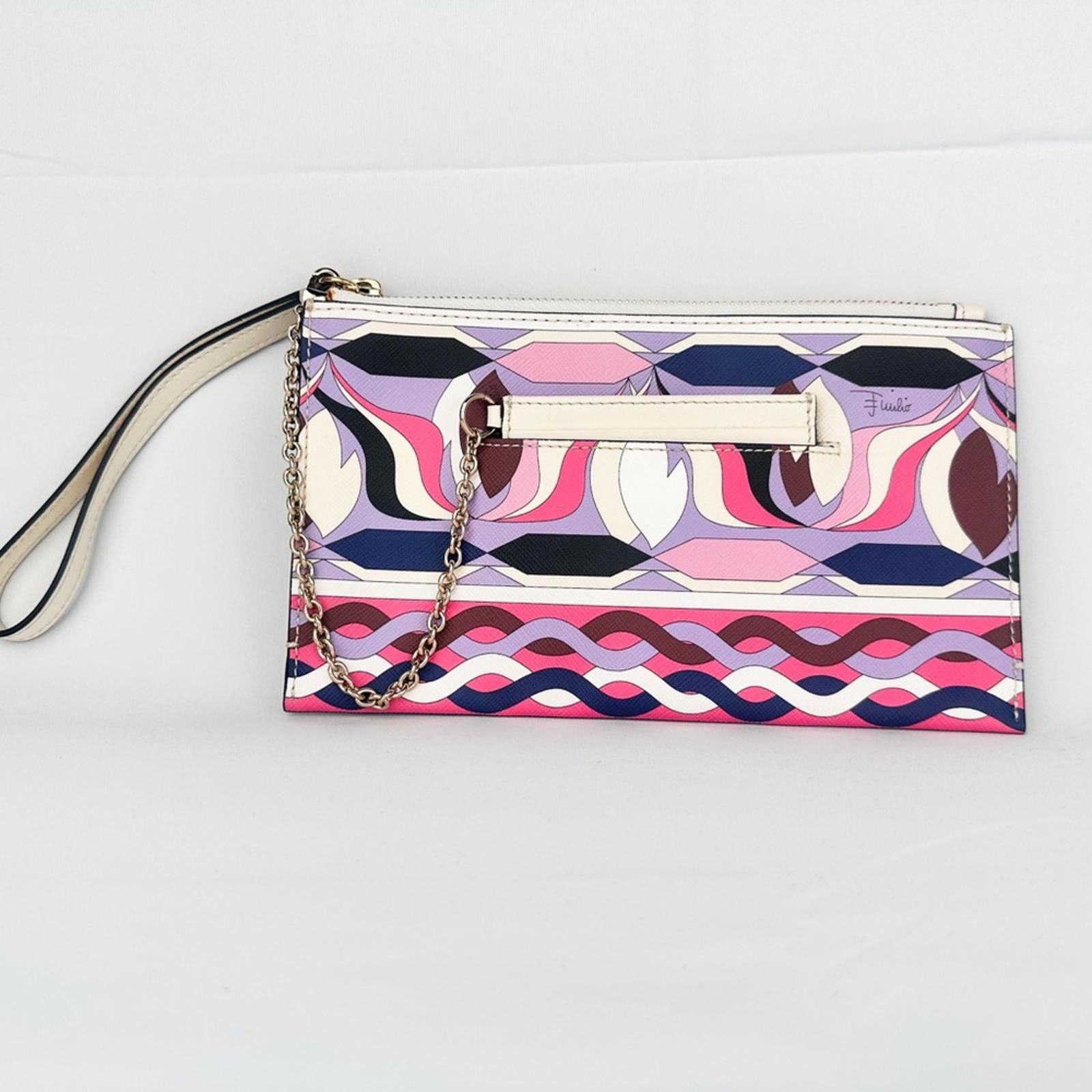 Other Multicolor Printed Leather Wristlet Clutch Card Holder Size ONE SIZE - 2 Thumbnail
