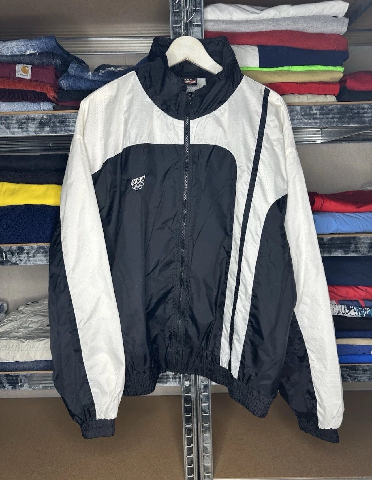 USA Olympics Vintage USA Olympics Track Jacket Team USA Gear Size XL Size US XL / EU 56 / 4 - 1 Thumbnail