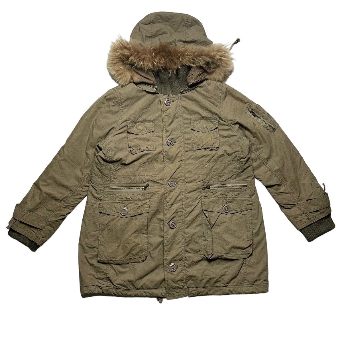 If Six Was Nine 🇯🇵 LA SCENE PRIVEE MULTIPOCKET SHERPA HOODED JACKET Size US XL / EU 56 / 4 - 1 Thumbnail