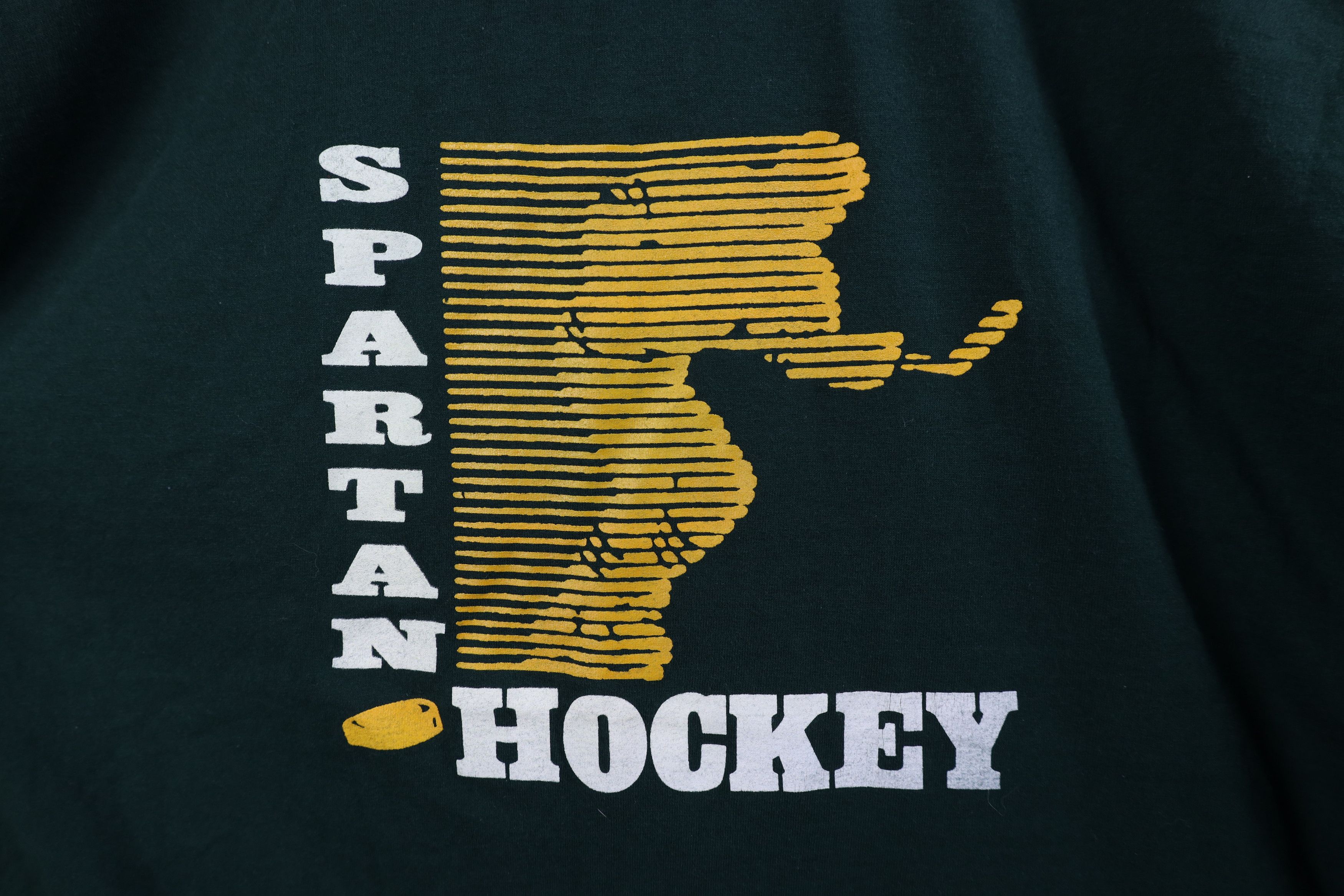 Vintage Vintage 90s Michigan State University Short Sleeve T-Shirt Size US XXL / EU 58 / 5 - 4 Thumbnail