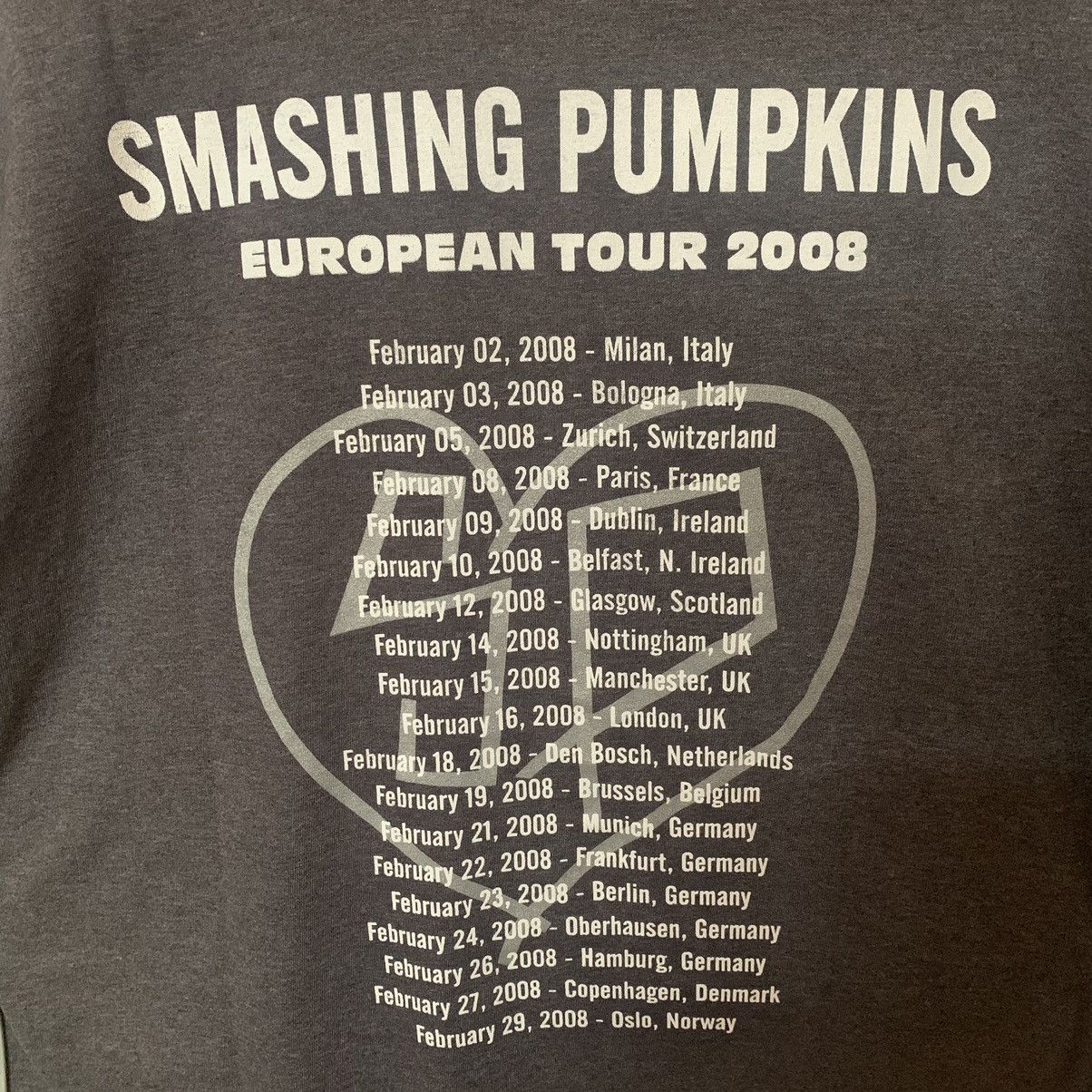 Band Tees Smashing Pumpkins European Tour 2008 ZERO Size US XL / EU 56 / 4 - 4 Thumbnail