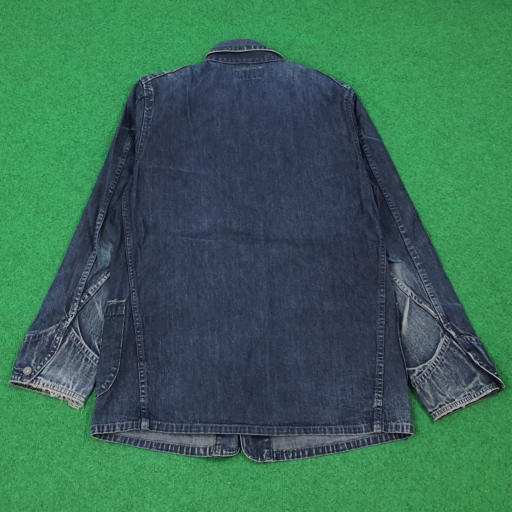 RRL Ralph Lauren Vintage RRL Ralph Lauren Denim Chore Jacket C274N15 Size US S / EU 44-46 / 1 - 3 Thumbnail