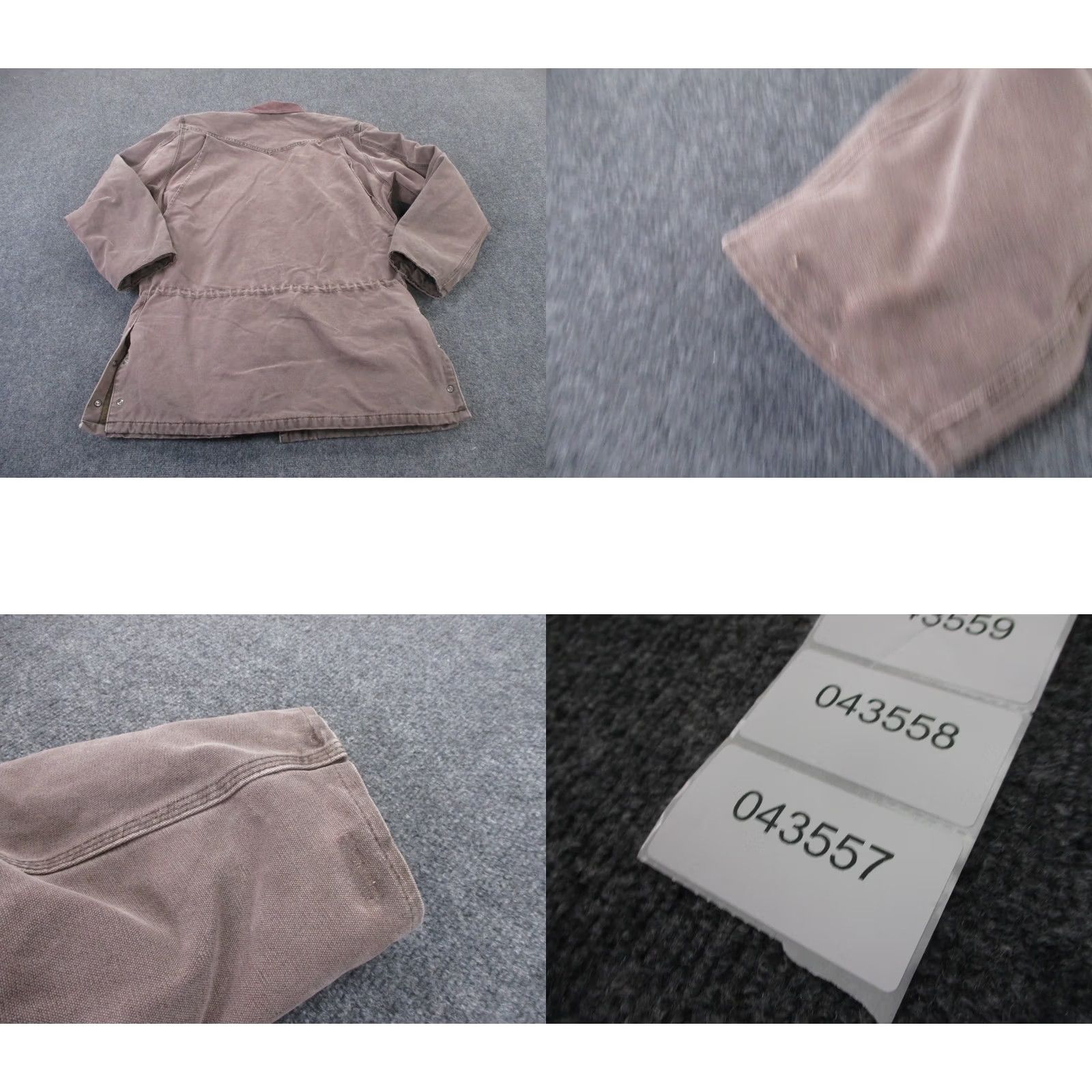 Carhartt VINTAGE Carhartt Jacket Mens XL Gray Blanket Lined Work Heavy Coat Farm Utility Shirt Size US XL / EU 56 / 4 - 8 Thumbnail