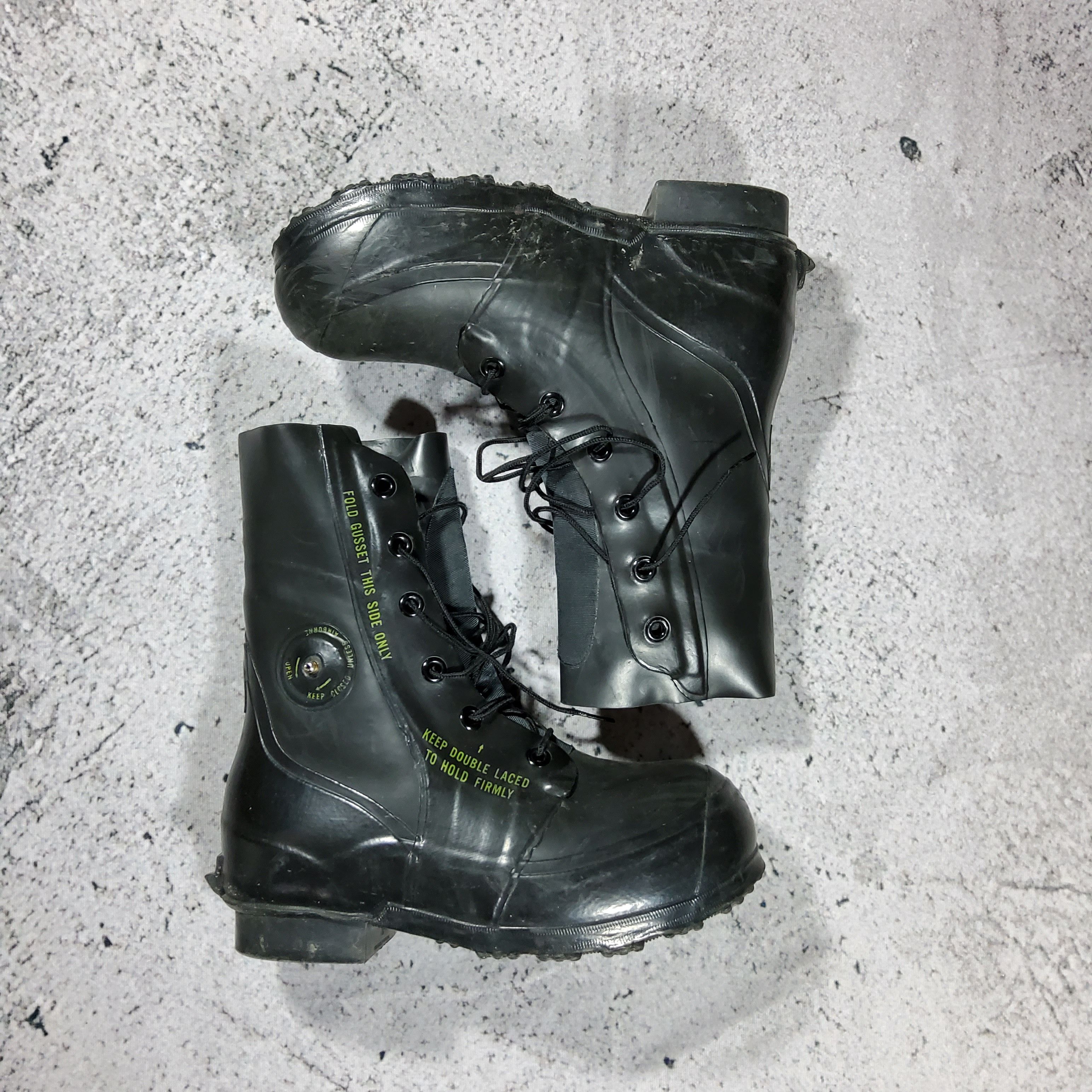 image of Archival Clothing x Bata Bunny Boots in Black, Men's (Size 7.5)