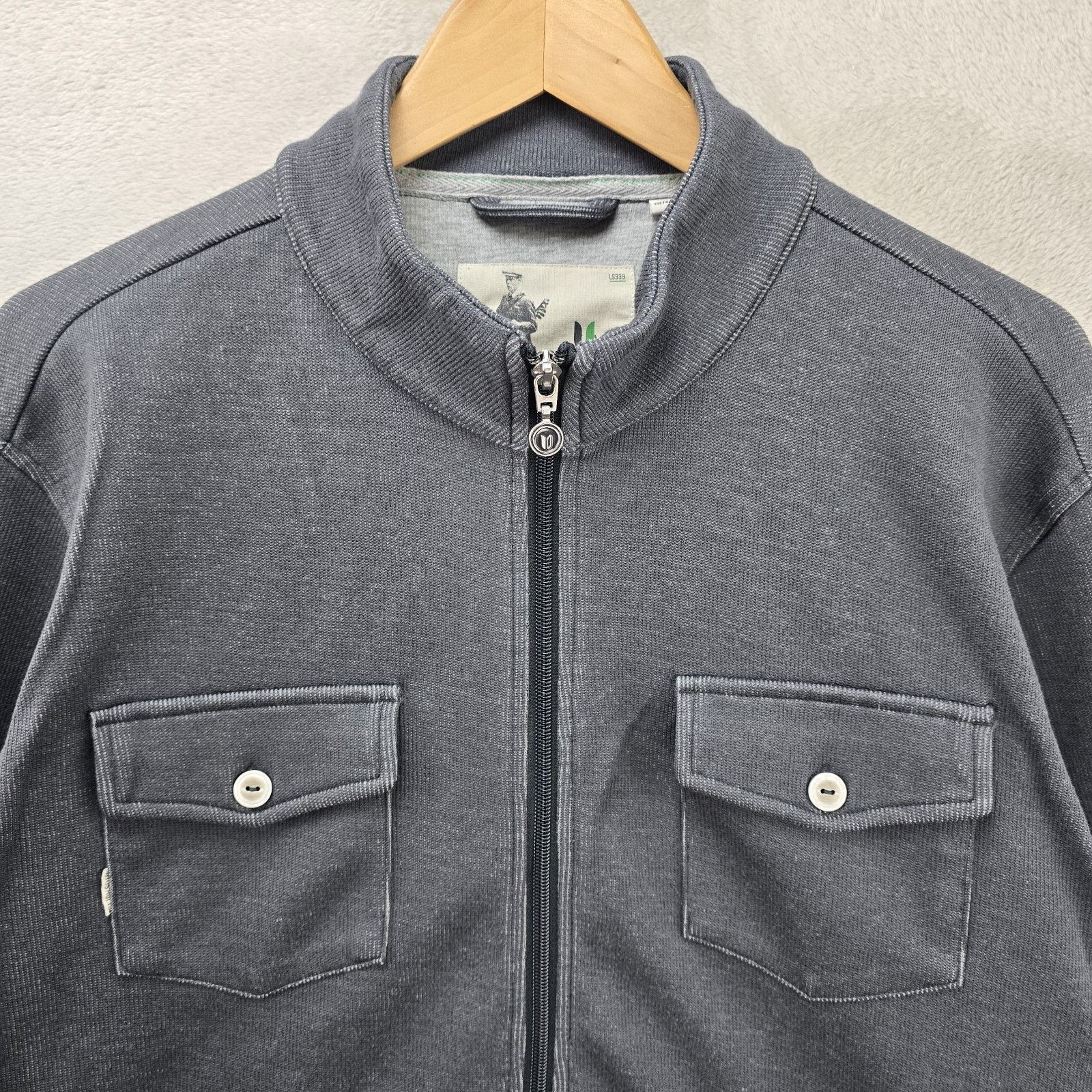 Other Linksoul Full Zip Jacket Mens Large Gray Multi-Pocket Golf Size US L / EU 52-54 / 3 - 3 Thumbnail
