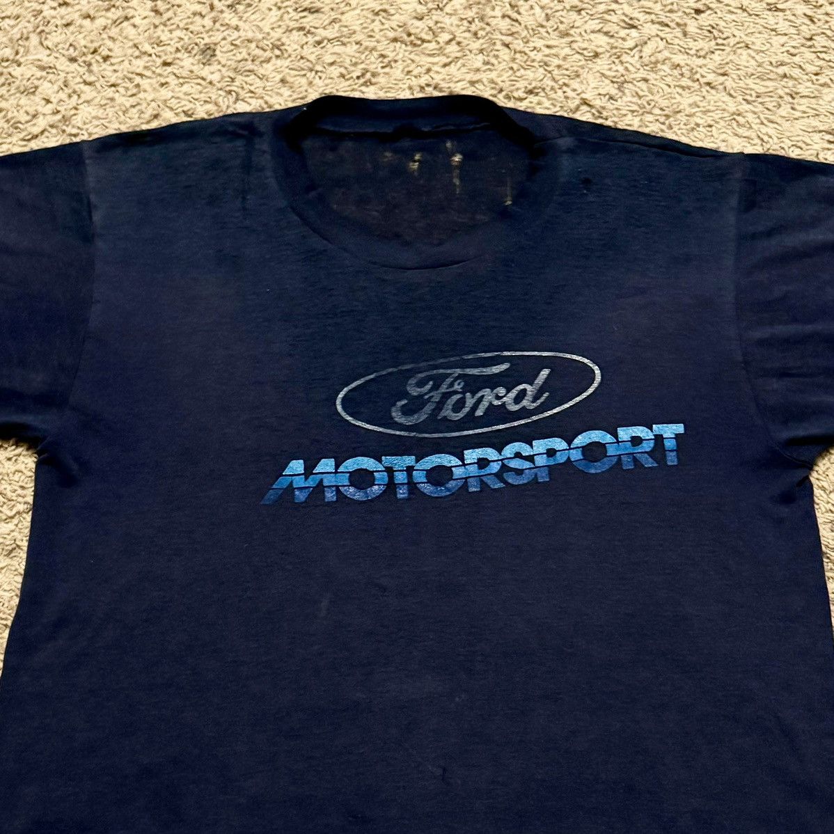 Other VINTAGE 80s FORD MOTORSPORTS TEE! Size US L / EU 52-54 / 3 - 3 Thumbnail