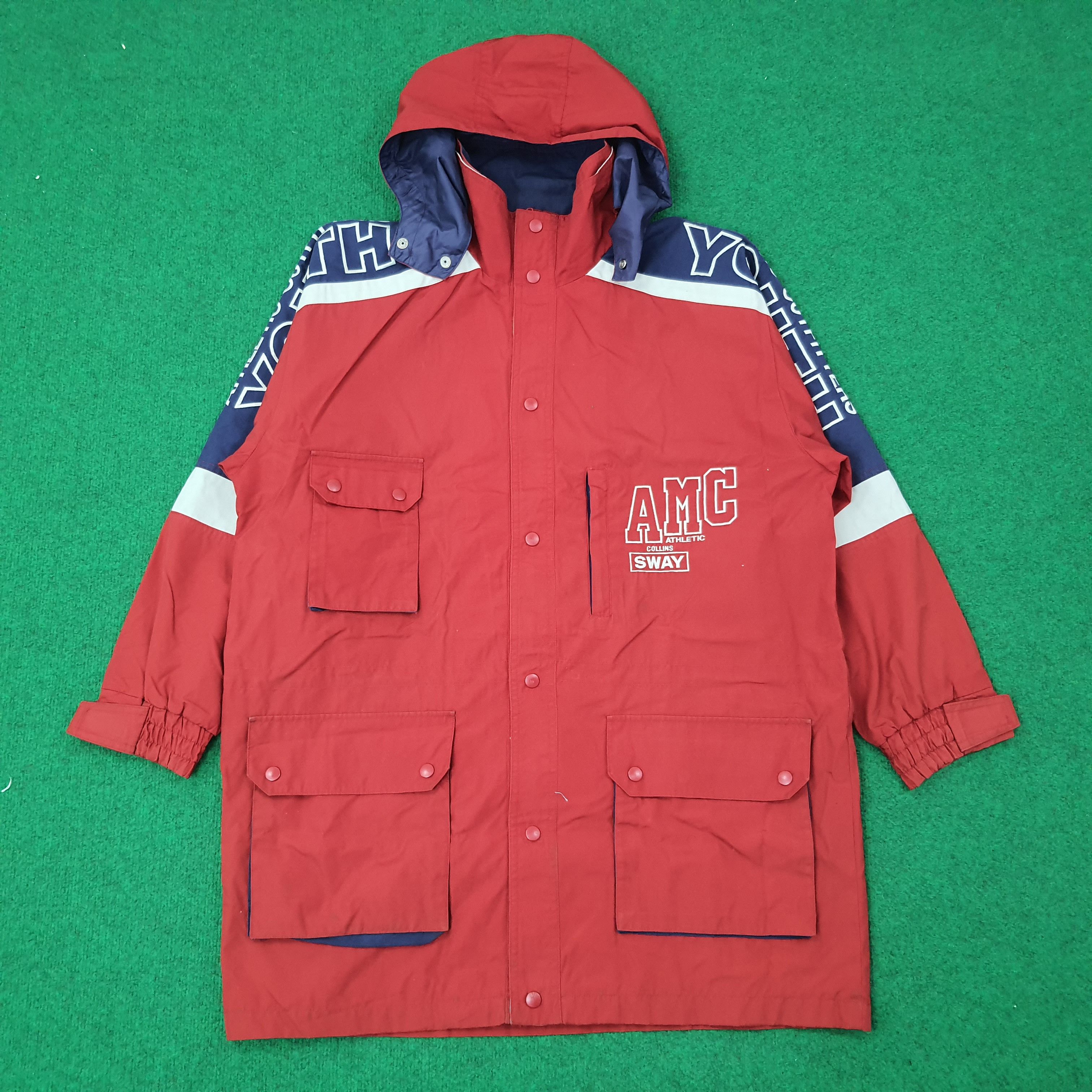 Vintage Vintage Collins Athletes Youth Midfield Jacket C266N19 Size US XL / EU 56 / 4 - 3 Thumbnail