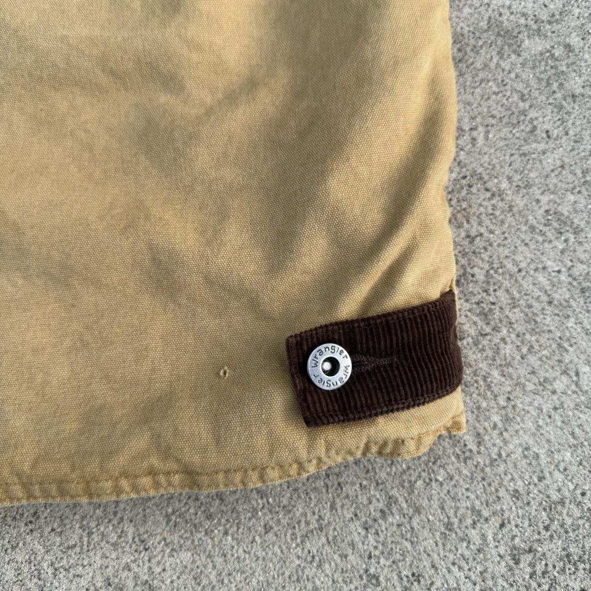 Wrangler Wrangler Hero Canvas Vest Brown Corduroy Trim Sherpa Lining Size US XL / EU 56 / 4 - 15 Thumbnail