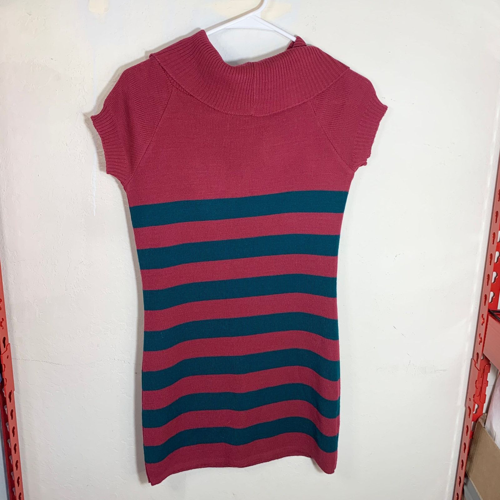 Other Women's Short Sleeve Knit Sweater Pink Dress Size S Size S / US 4 / IT 40 - 2 Thumbnail