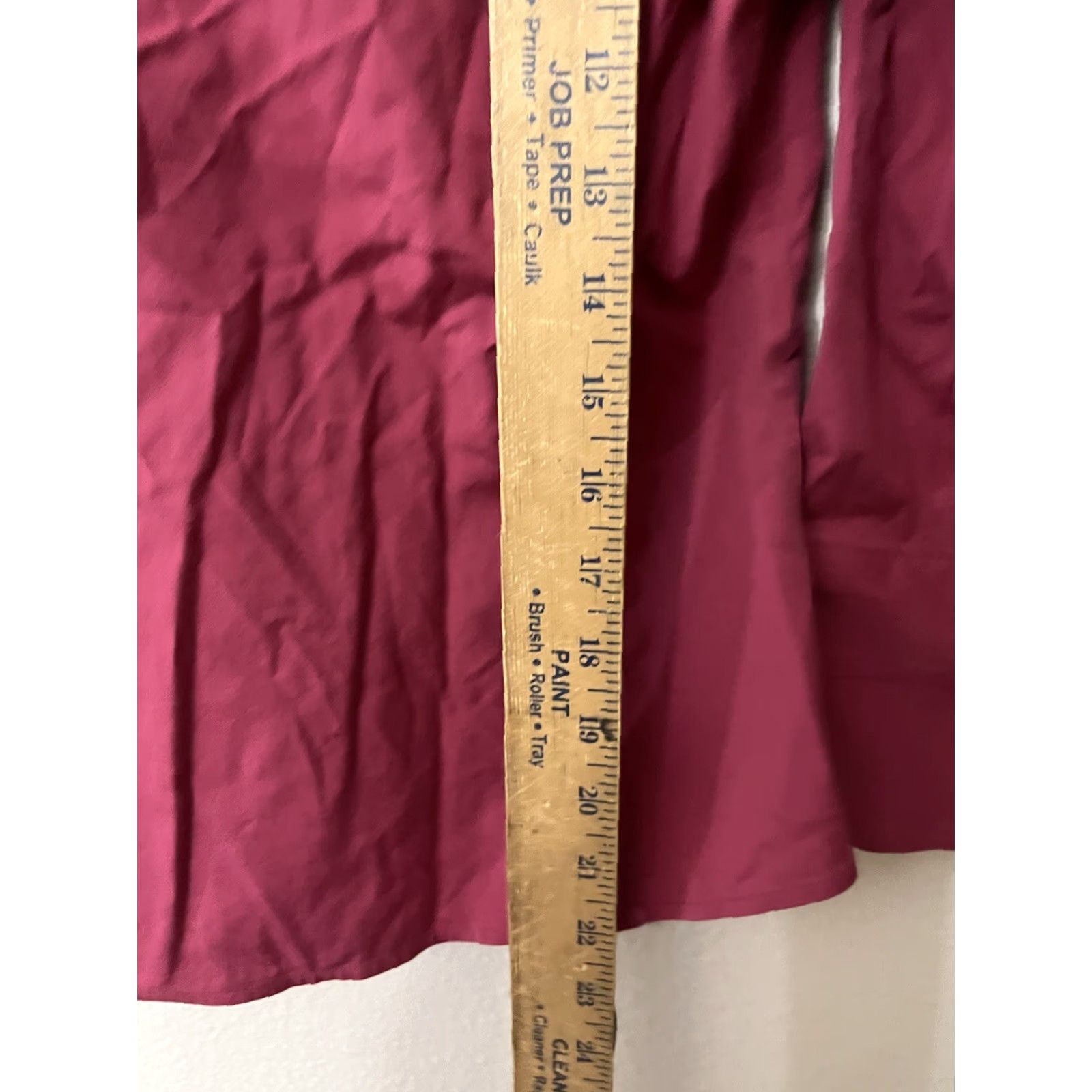 Talbots VINTAGE Talbots Haberdashery Petites Stretch Sateen Pink Button Front Shirt Blouse Sz 6P Size M / US 6-8 / IT 42-44 - 4 Thumbnail