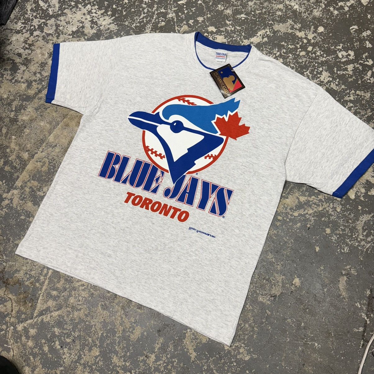 MLB Vintage Toronto Blue Jays True Fan MLB Tshirt 1994 NWT Size US XL / EU 56 / 4 - 2 Thumbnail