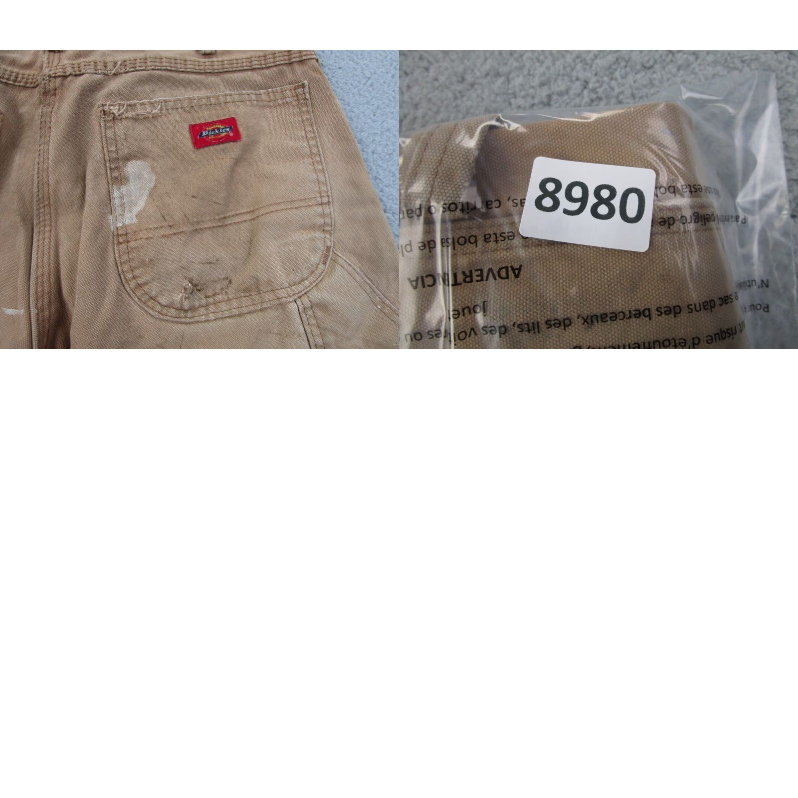 Dickies VINTAGE Dickies Pants Mens 32X30 Brown Carpenter Workwear Canvas Grunge 5-Pocket Dickies Pants Mens 32X30 Brown Carpenter Workwear Canvas Grunge Size US 32 / EU 48 - 10 Thumbnail