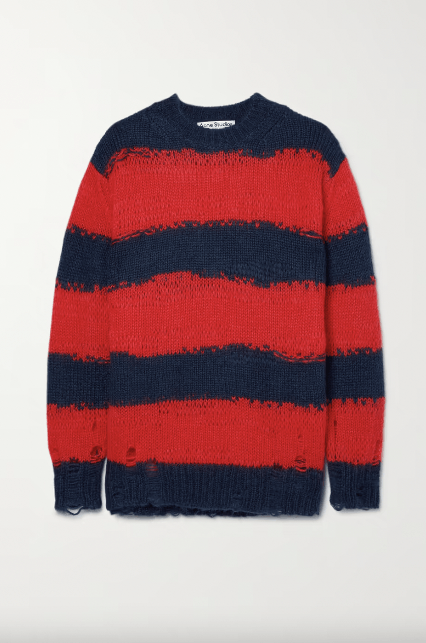 Acne Studios 💚 RARE GRAIL Acne Studios Kurt Cobain Distressed Sweater Size US M / EU 48-50 / 2 - 10 Thumbnail